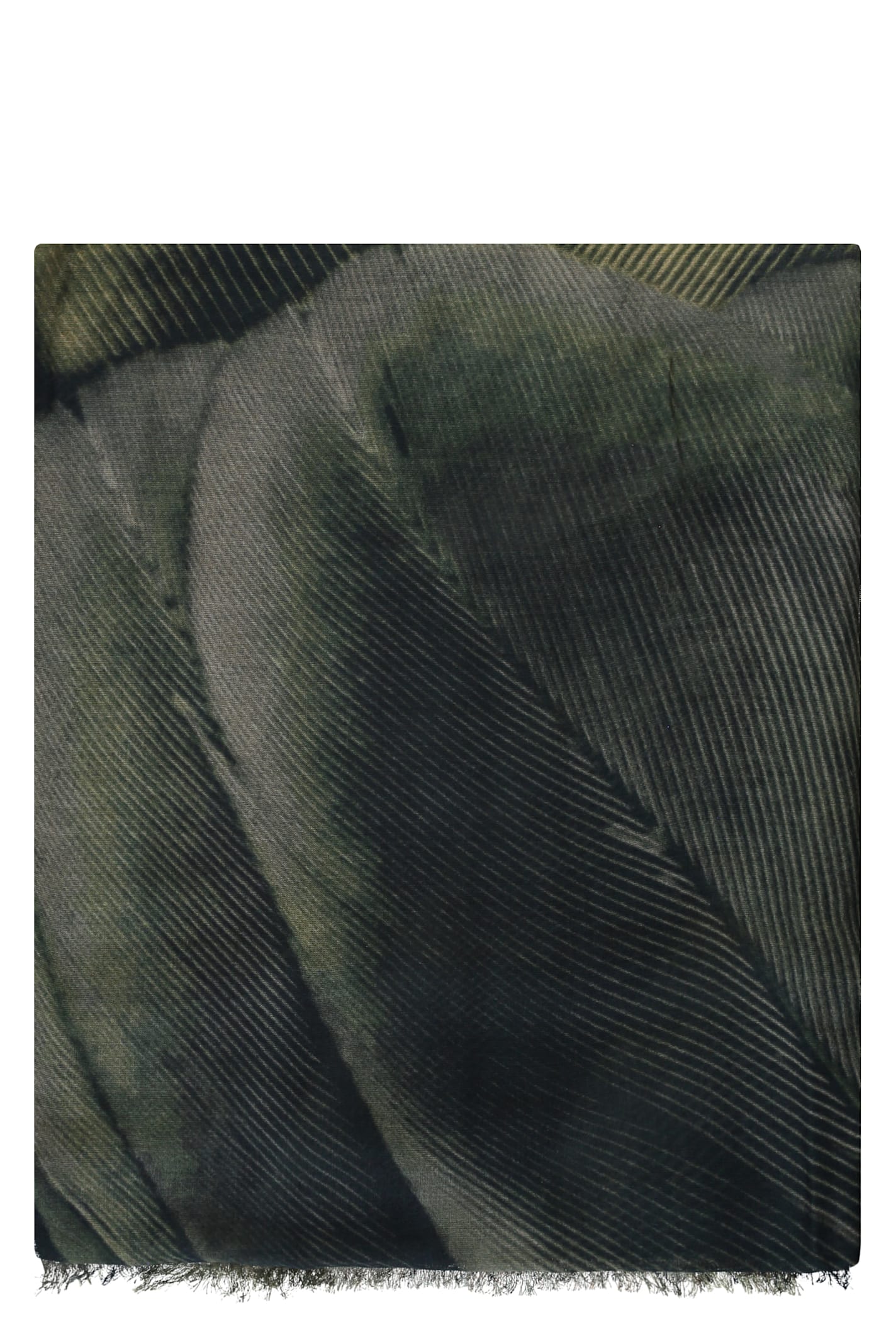 Emporio Armani Printed Scarf In Multicolor