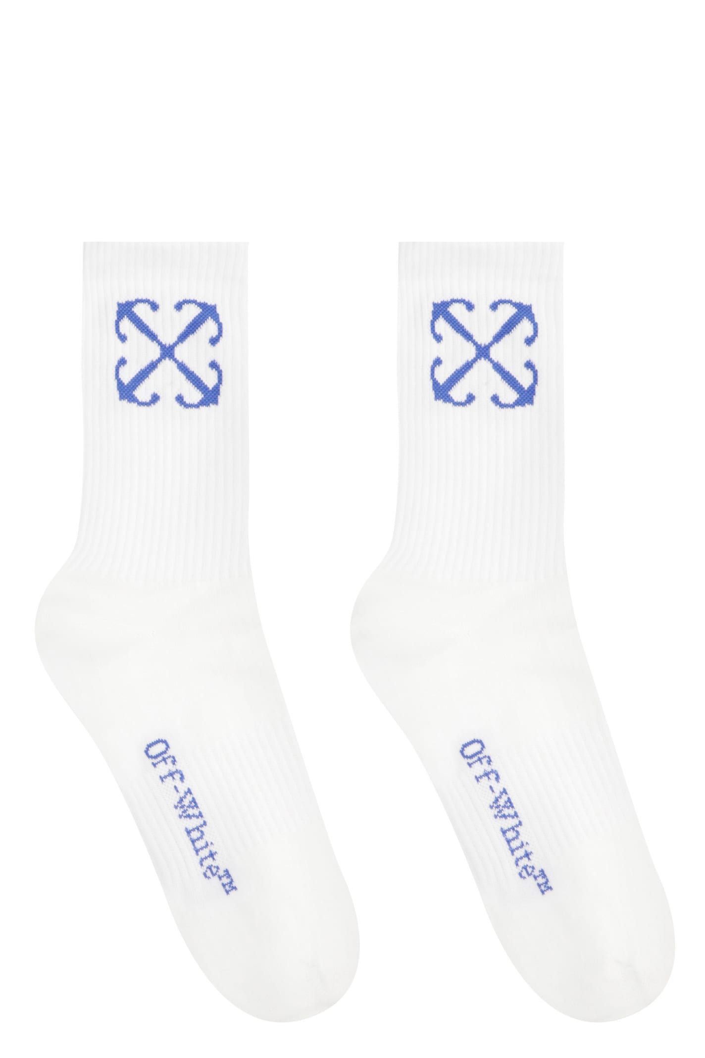 Cotton Blend Socks With Logo