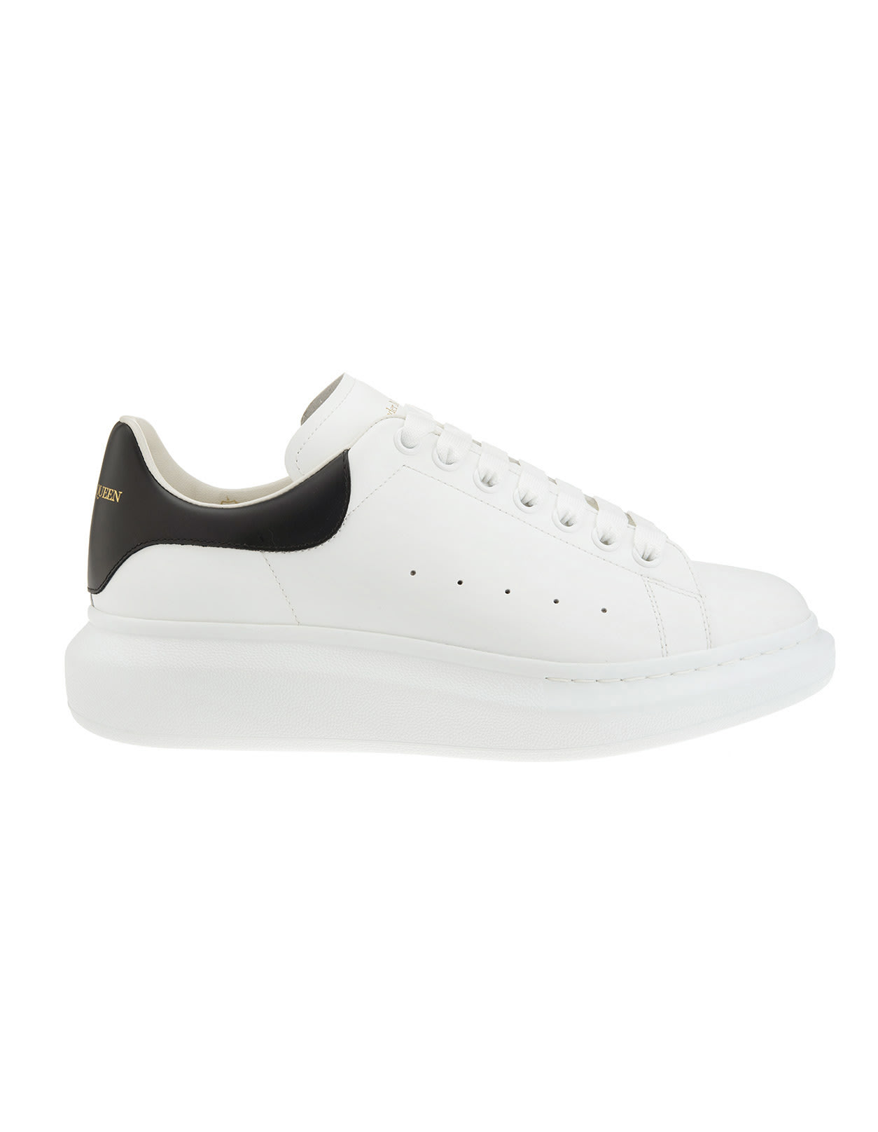 Alexander Mcqueen White And Black Oversized Sneakers