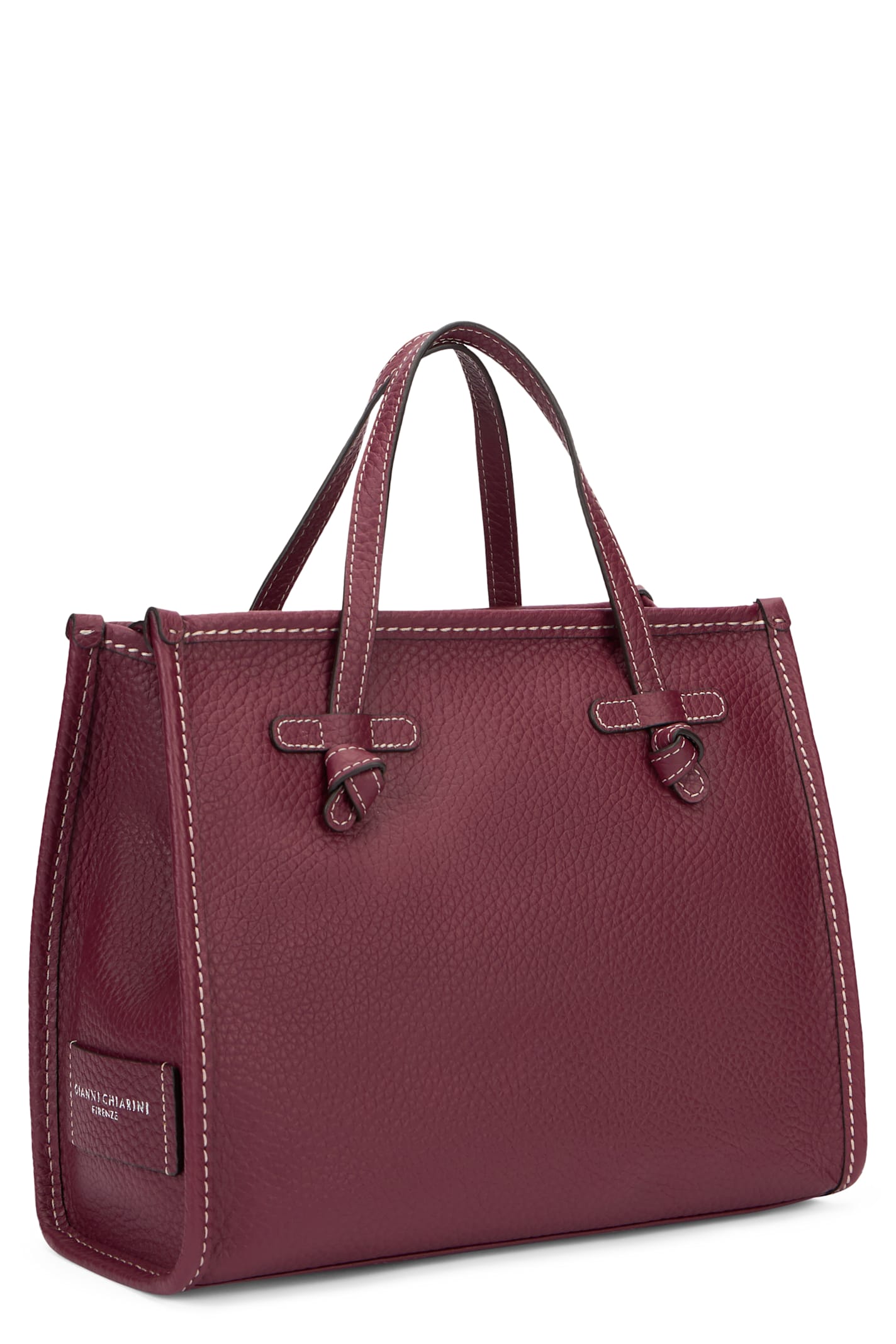 Gianni Chiarini Miss Marcella 32 Leather Handbag In Purple