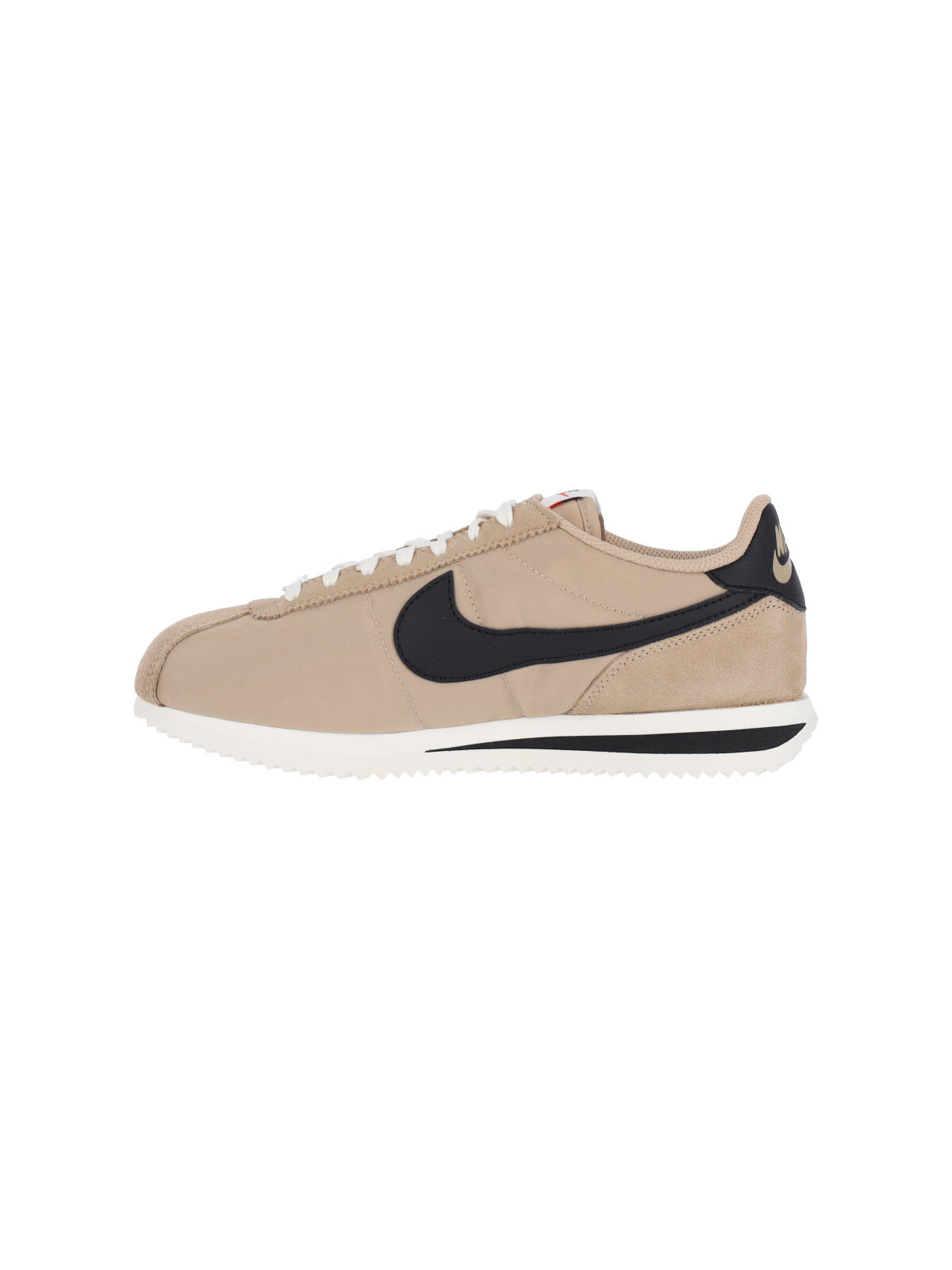 Nike Cortez Leather And Suede-trimmed Shell Sneakers In Neutral