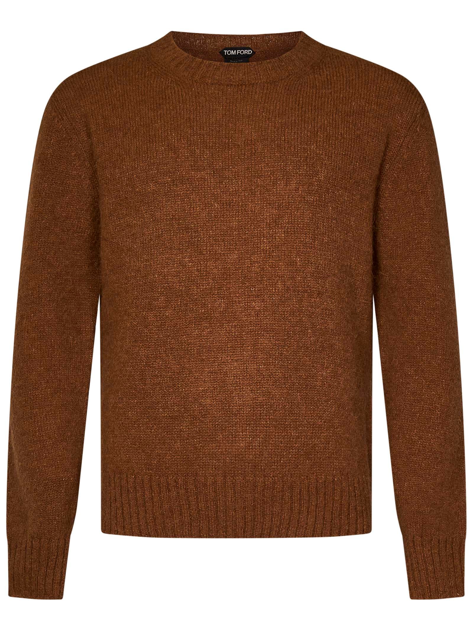 Shop Tom Ford Sweater In Brown