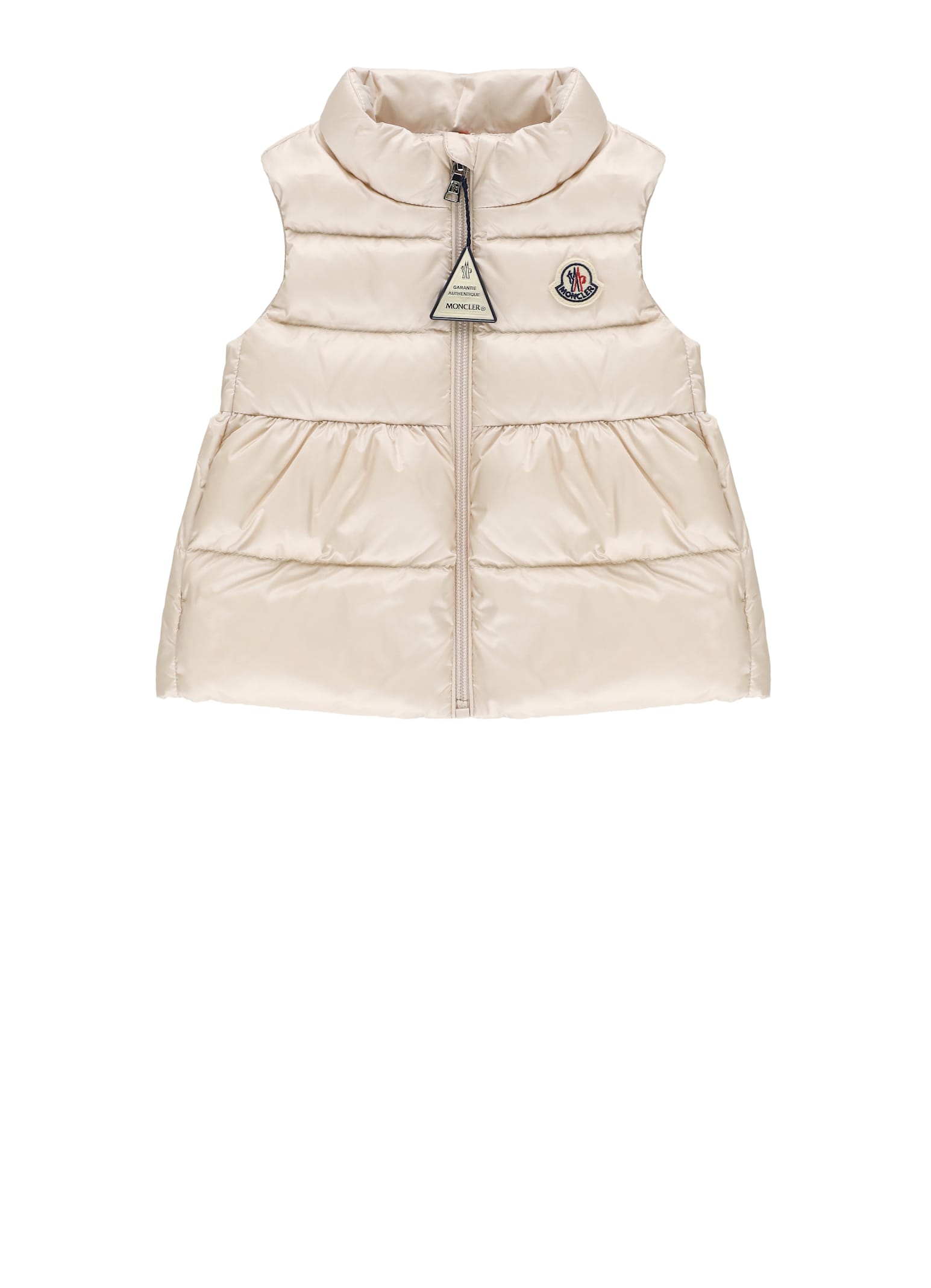 Moncler Hivette Vest In Neutral