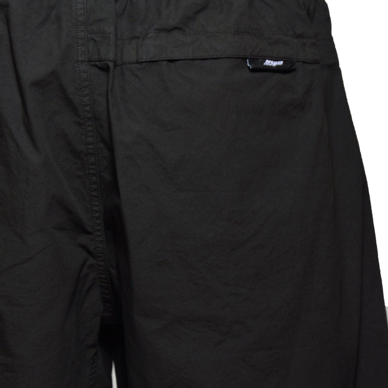 Shop Msgm Elastic Belted Waist Shorts In Black