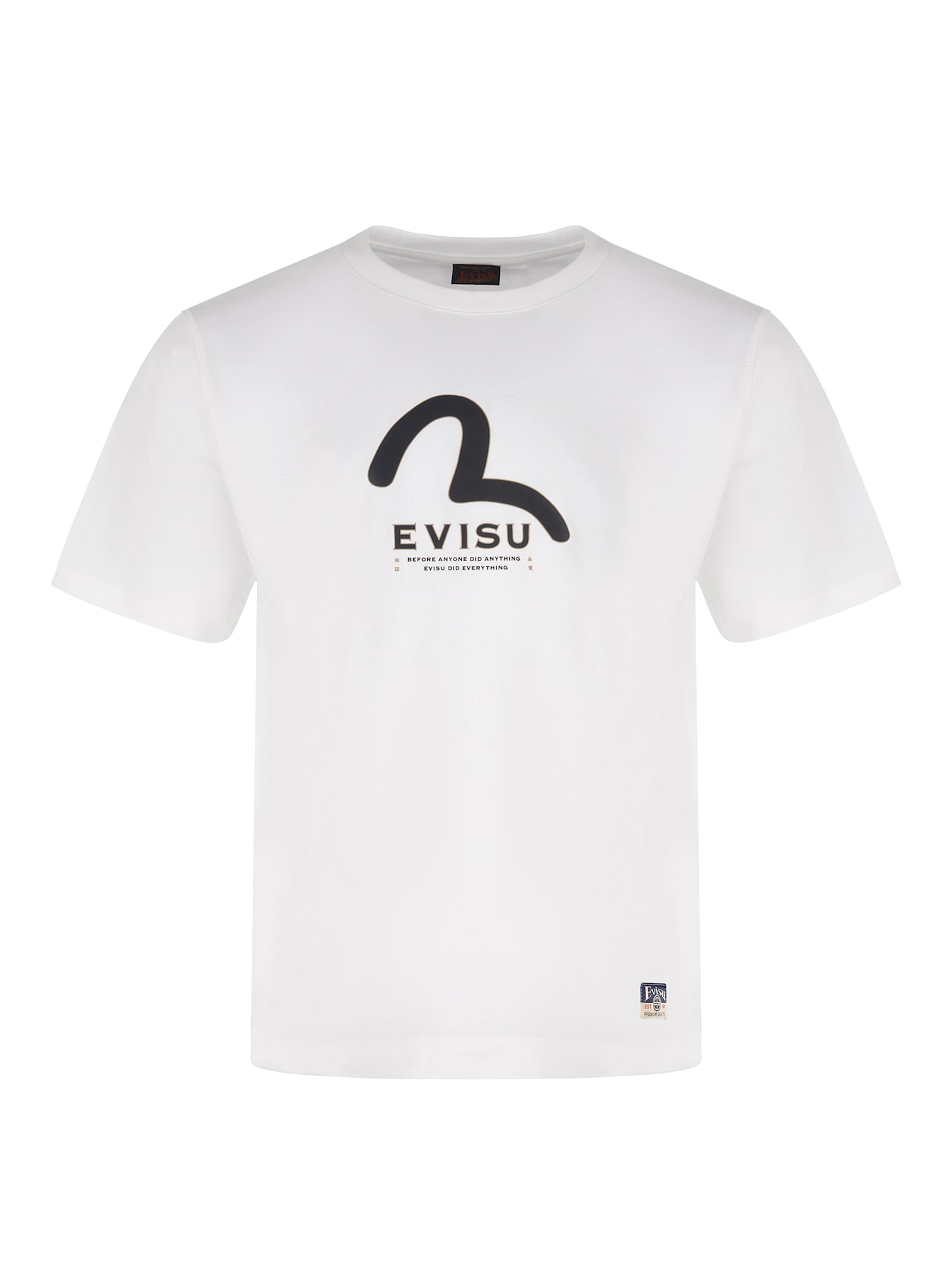 T-shirt Evisu White Cotton.