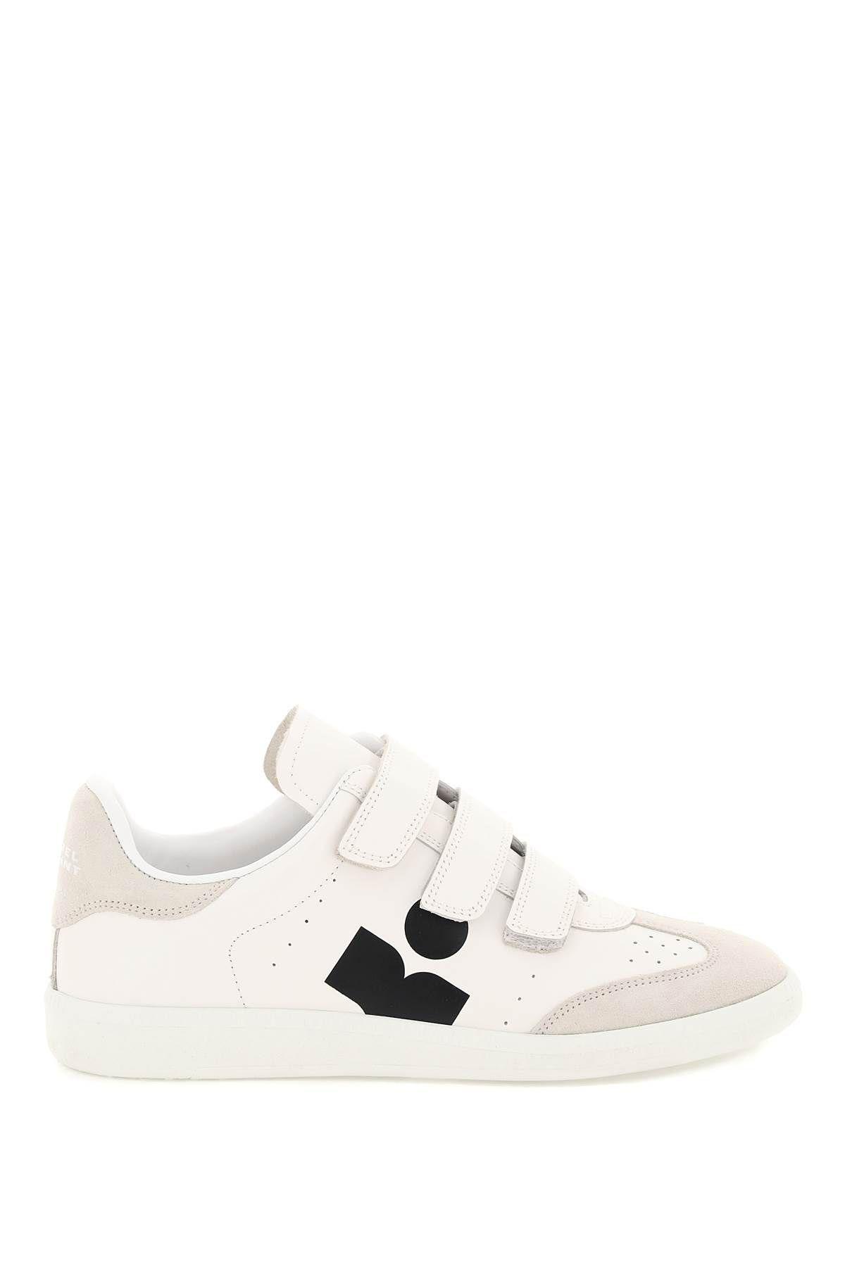 Isabel Marant Beth Leather Sneakers In Black | ModeSens