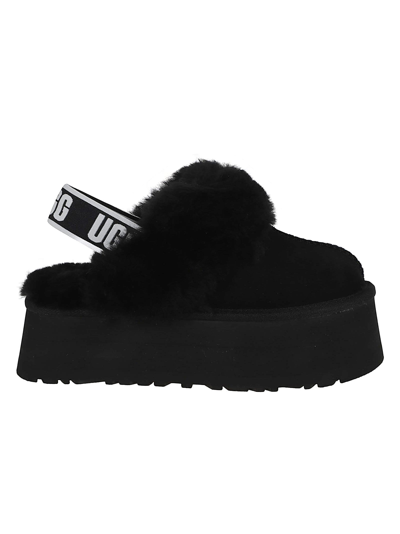 Ugg W Funkette Slipper In Black