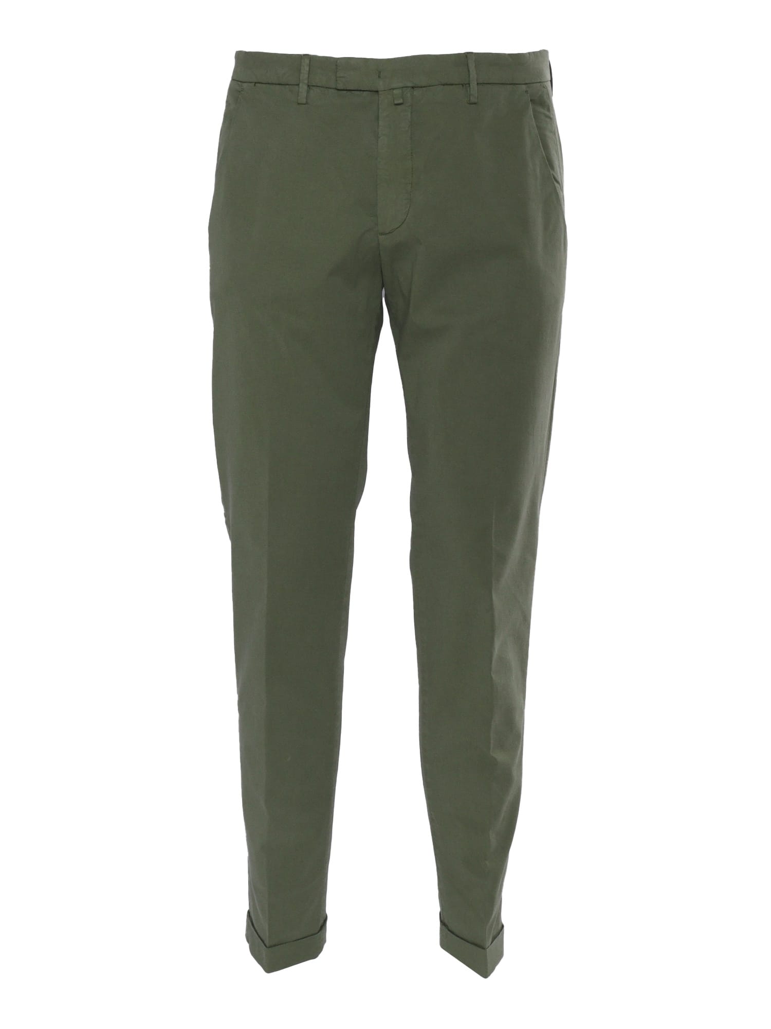 1949 Elegant Military Green Trousers