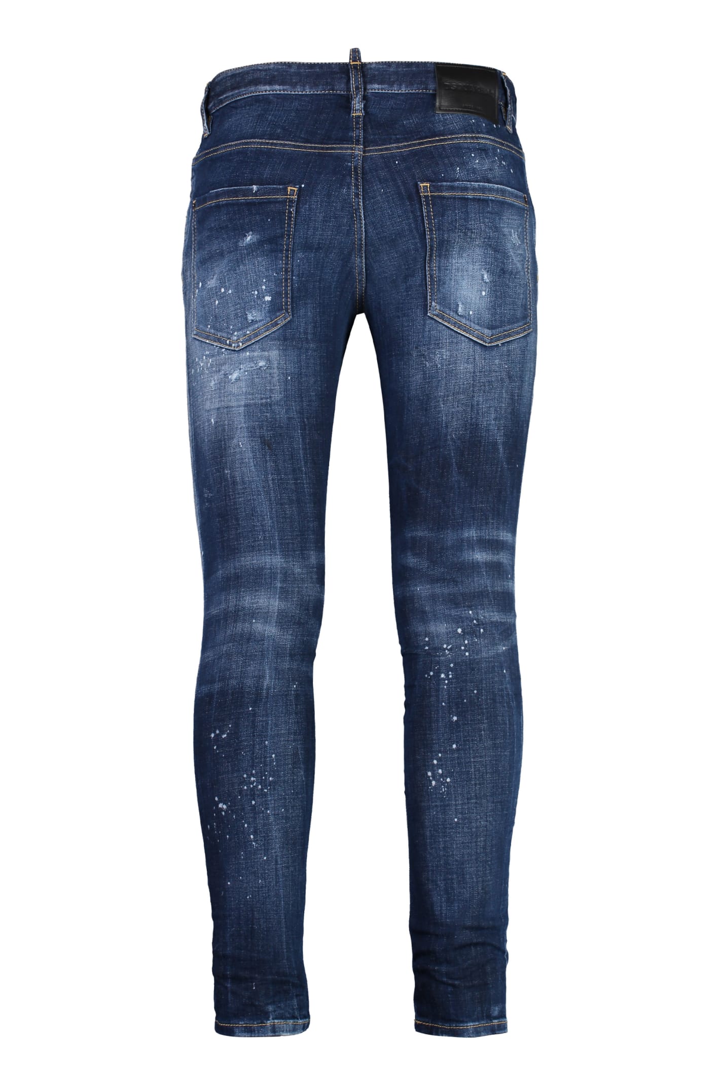 Shop Dsquared2 Skater Skinny Jeans In Denim