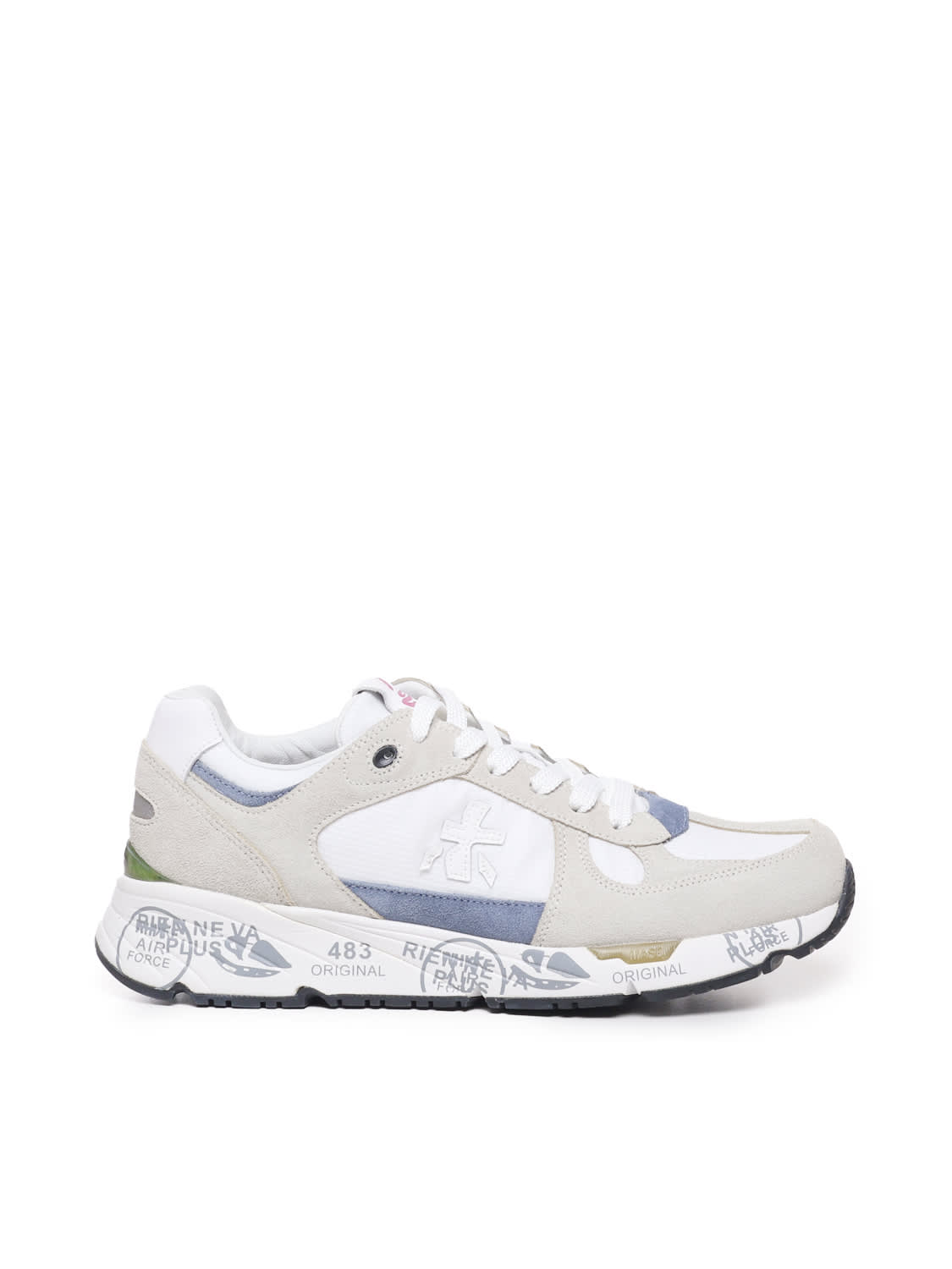 Shop Premiata Mase Sneakers With Contrasting Inserts