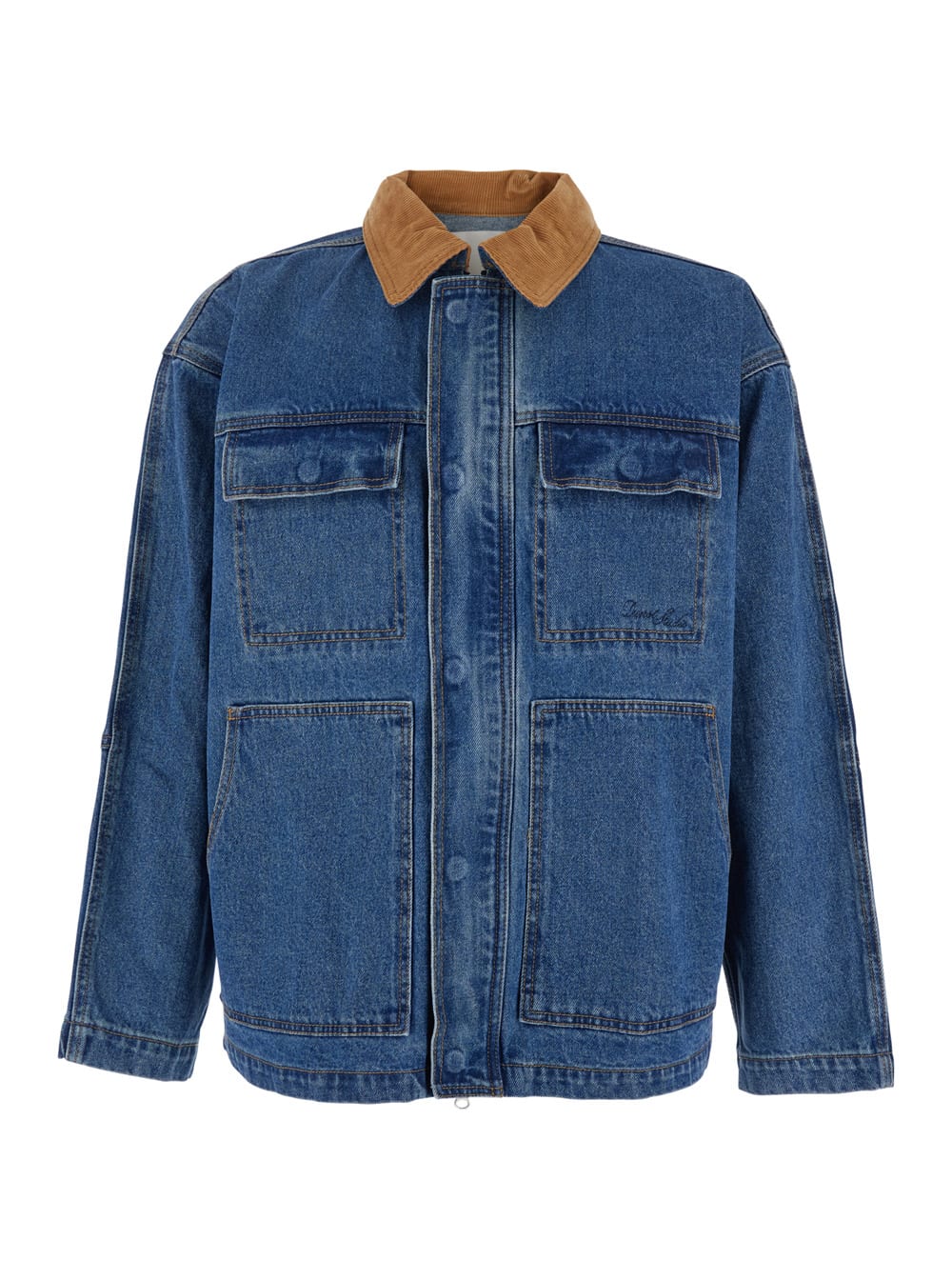 Unisex Vintage Denim Work Jacket