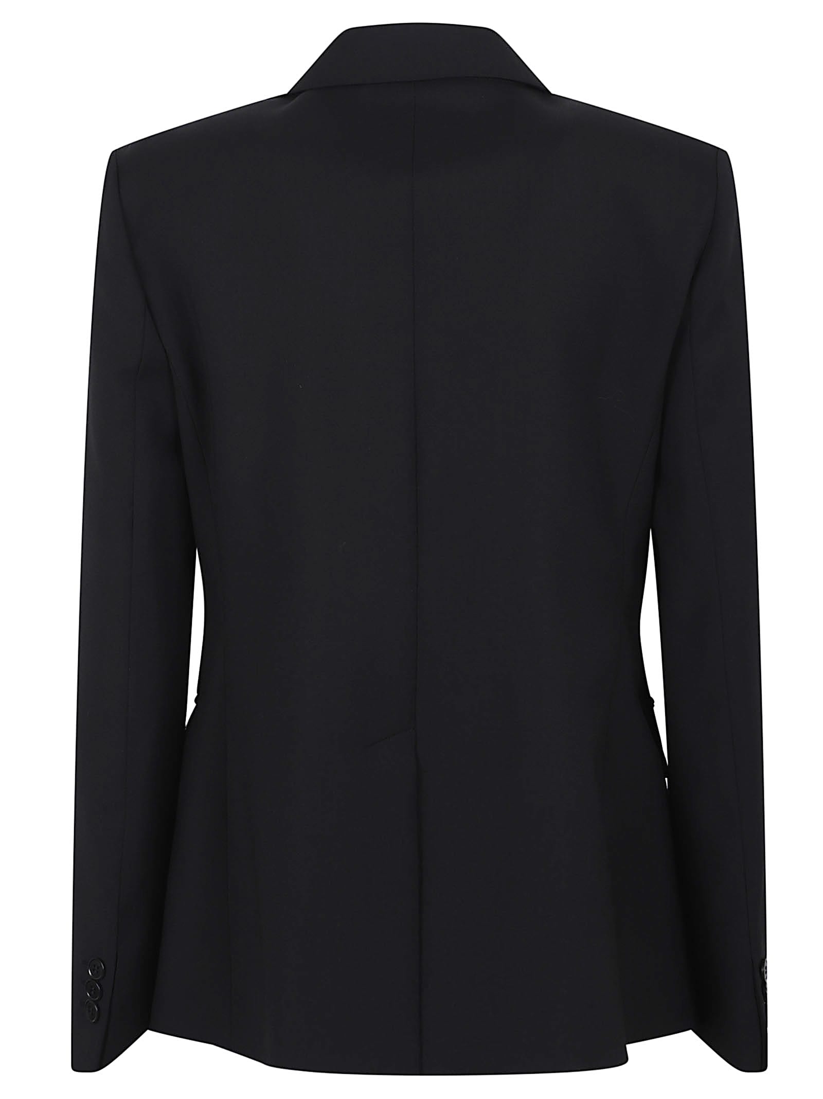 Weekend Max Mara Single-breasted Notched-lapel Blazer In Black