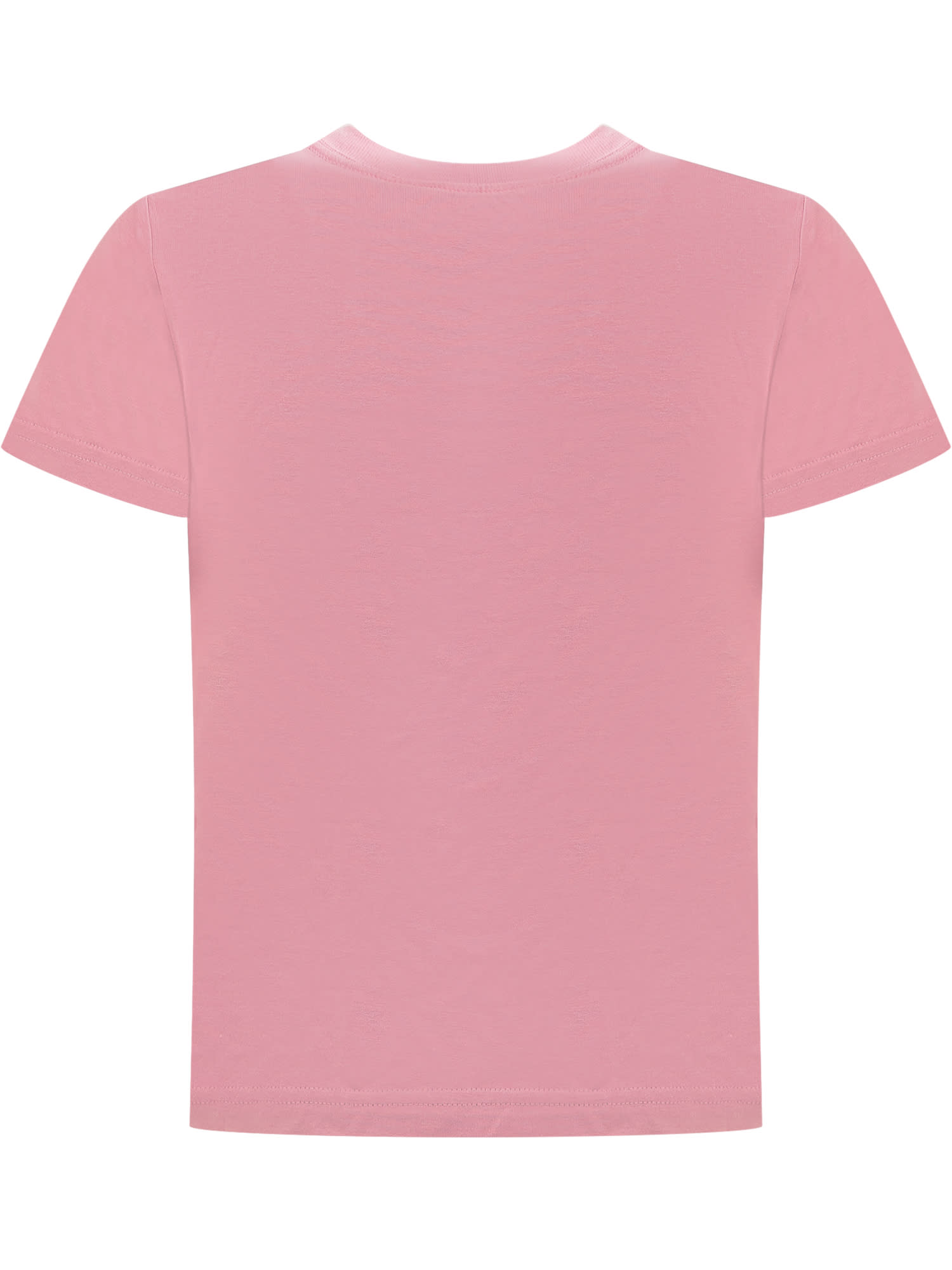 Shop Polo Ralph Lauren Logo T-shirt In Garden Pink/c5140