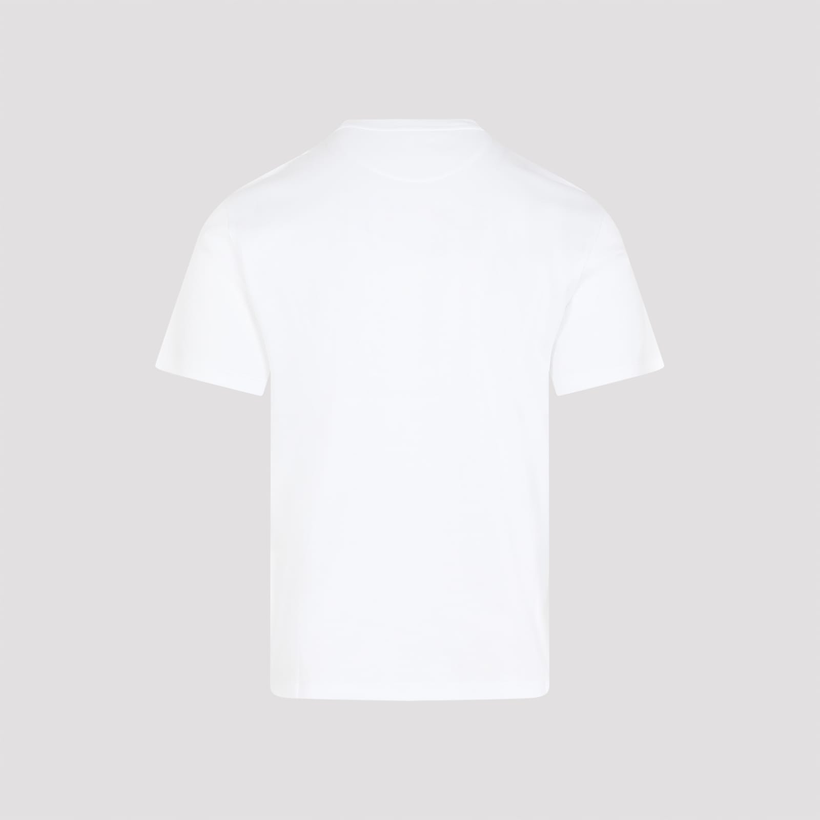 Shop Valentino Cotton T-shirt In Bo Bianco