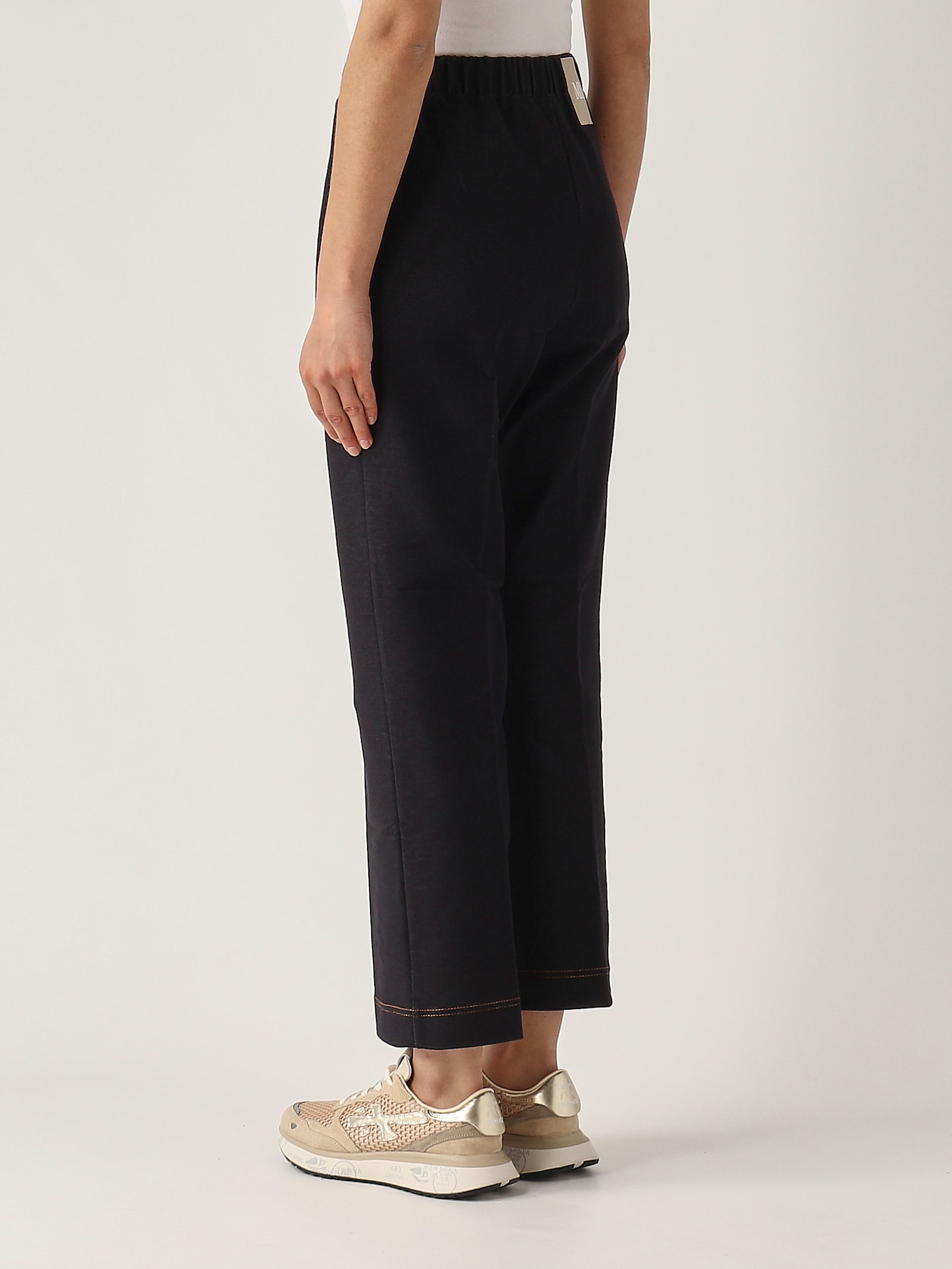 Max Mara Ombra Trousers In Denim Scuro