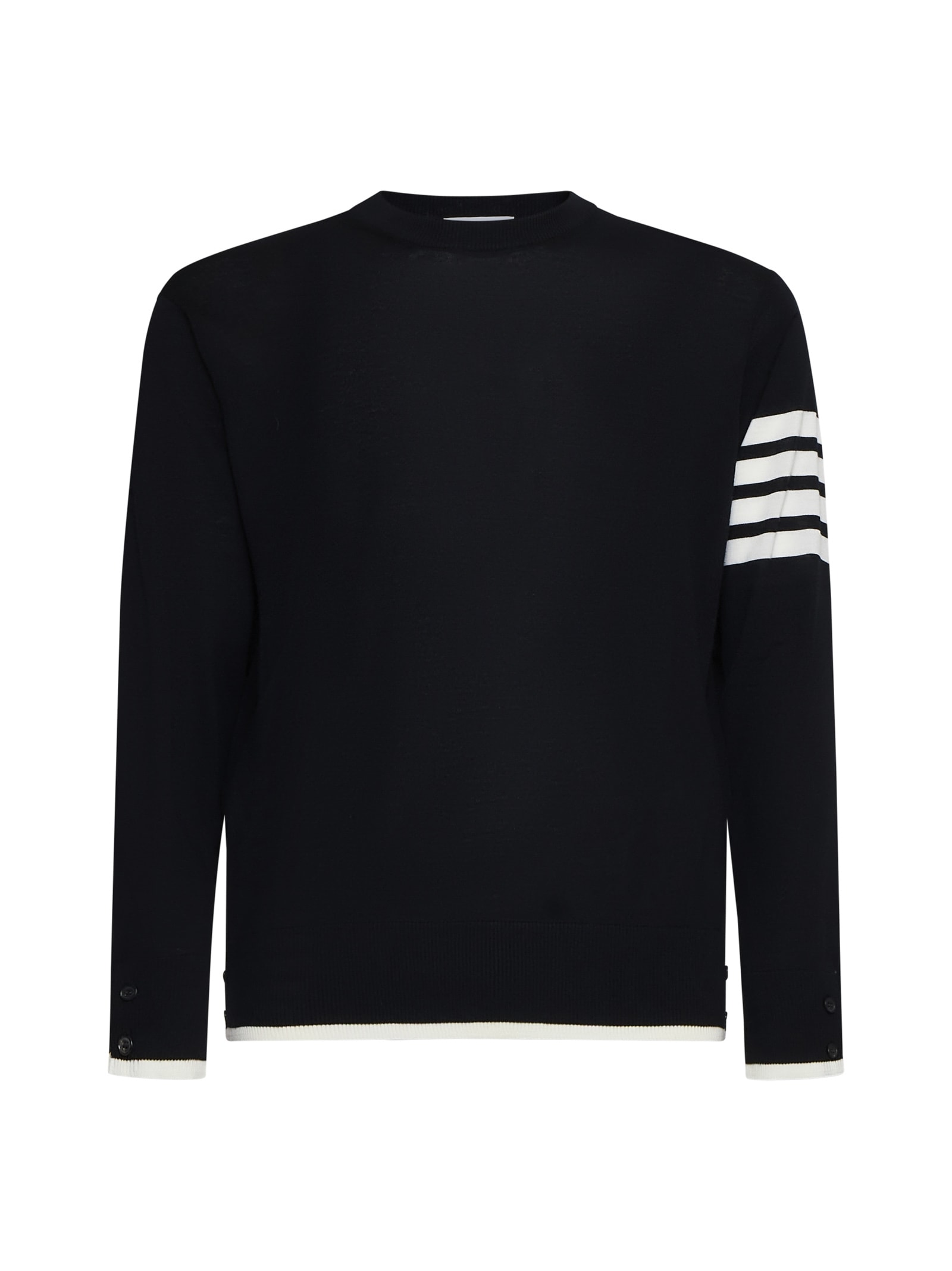 Shop Thom Browne Sweater In Black