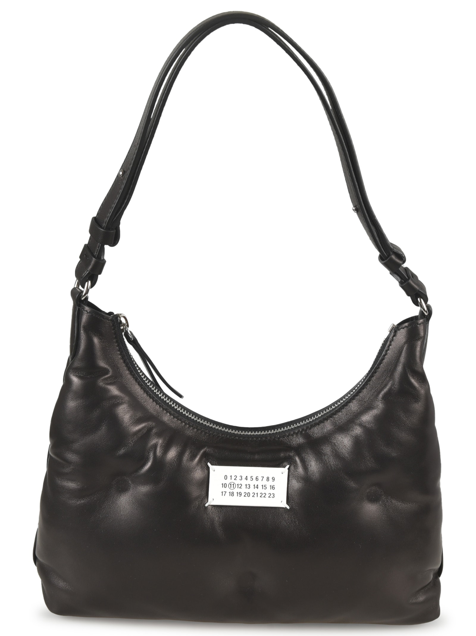 Shop Maison Margiela Small Glam Slam Shoulder Bag In Black