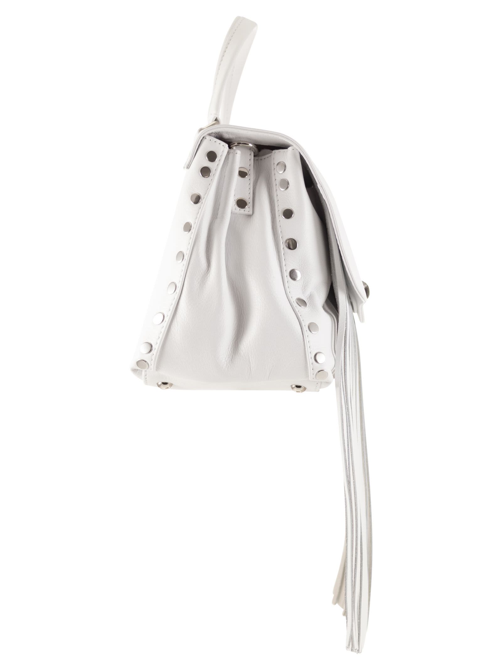 Shop Zanellato Postina Valmarana Handbag S In White