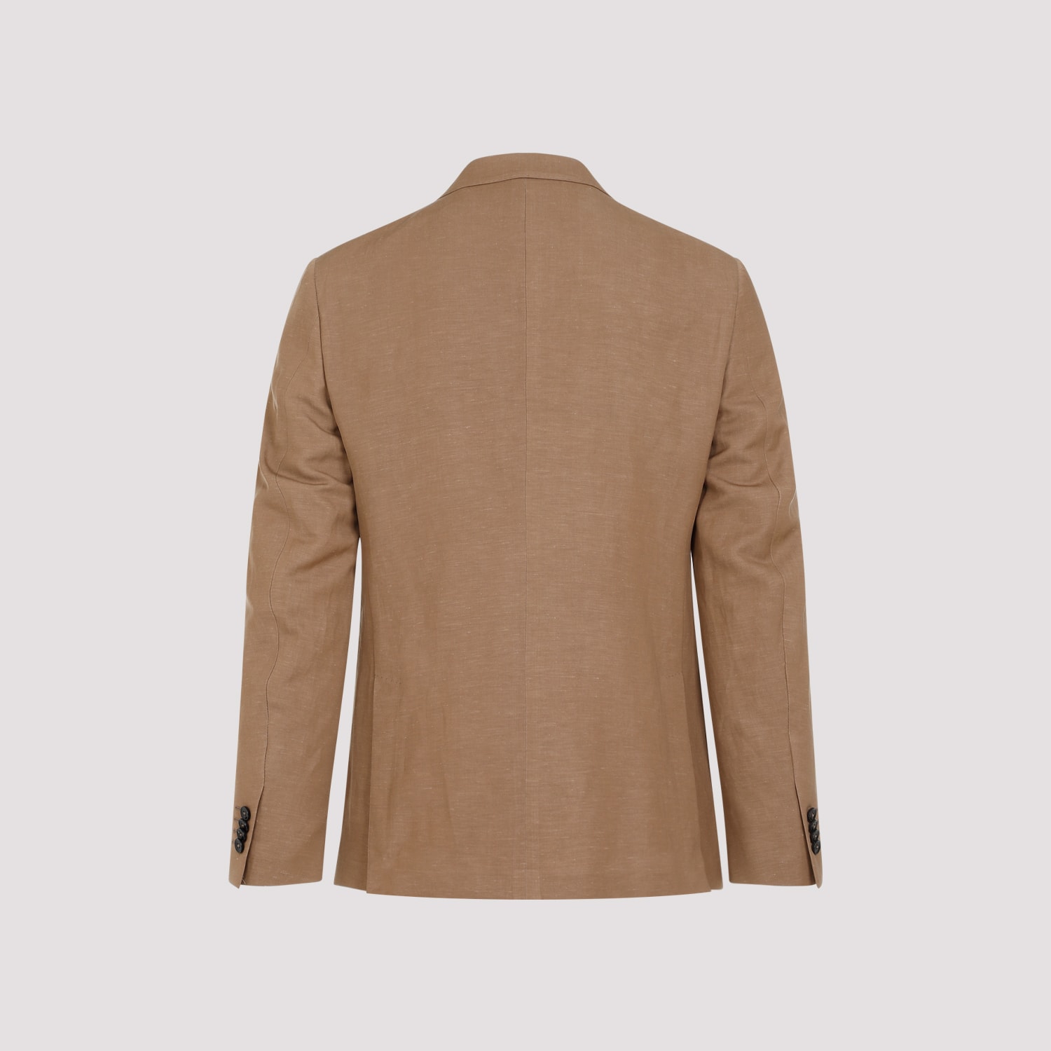 Shop Zegna Trofeo Formal Summer Jacket In Marrone Medio