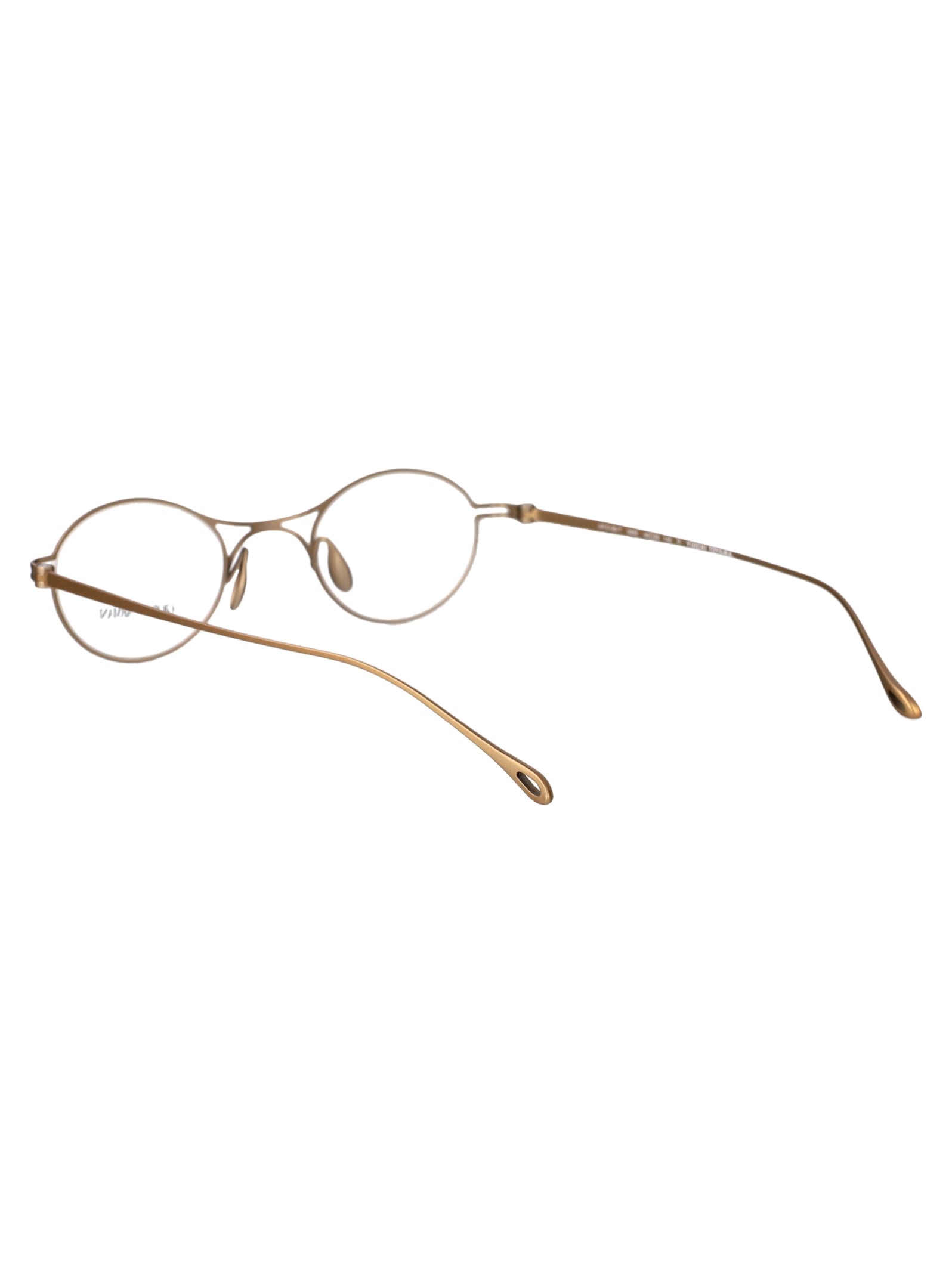 Giorgio Armani 0ar5135t Glasses In 3355 Matte Pale Gold