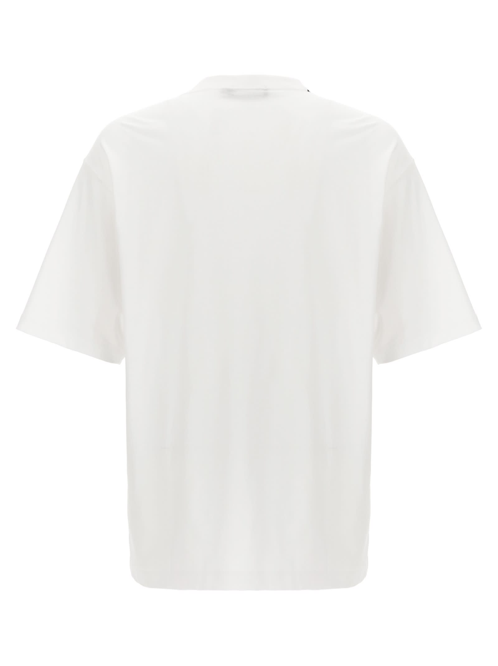 Shop Dolce & Gabbana Logo Embroidery T-shirt In White