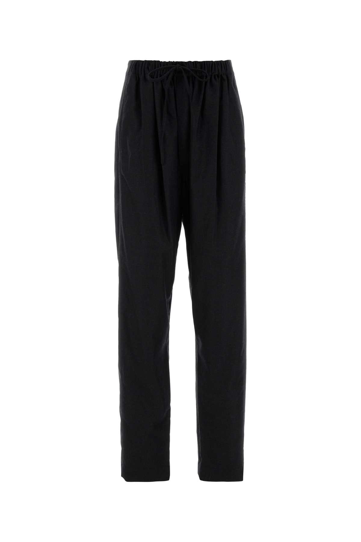 Lemaire Drawstring Parachute Pants In Blue