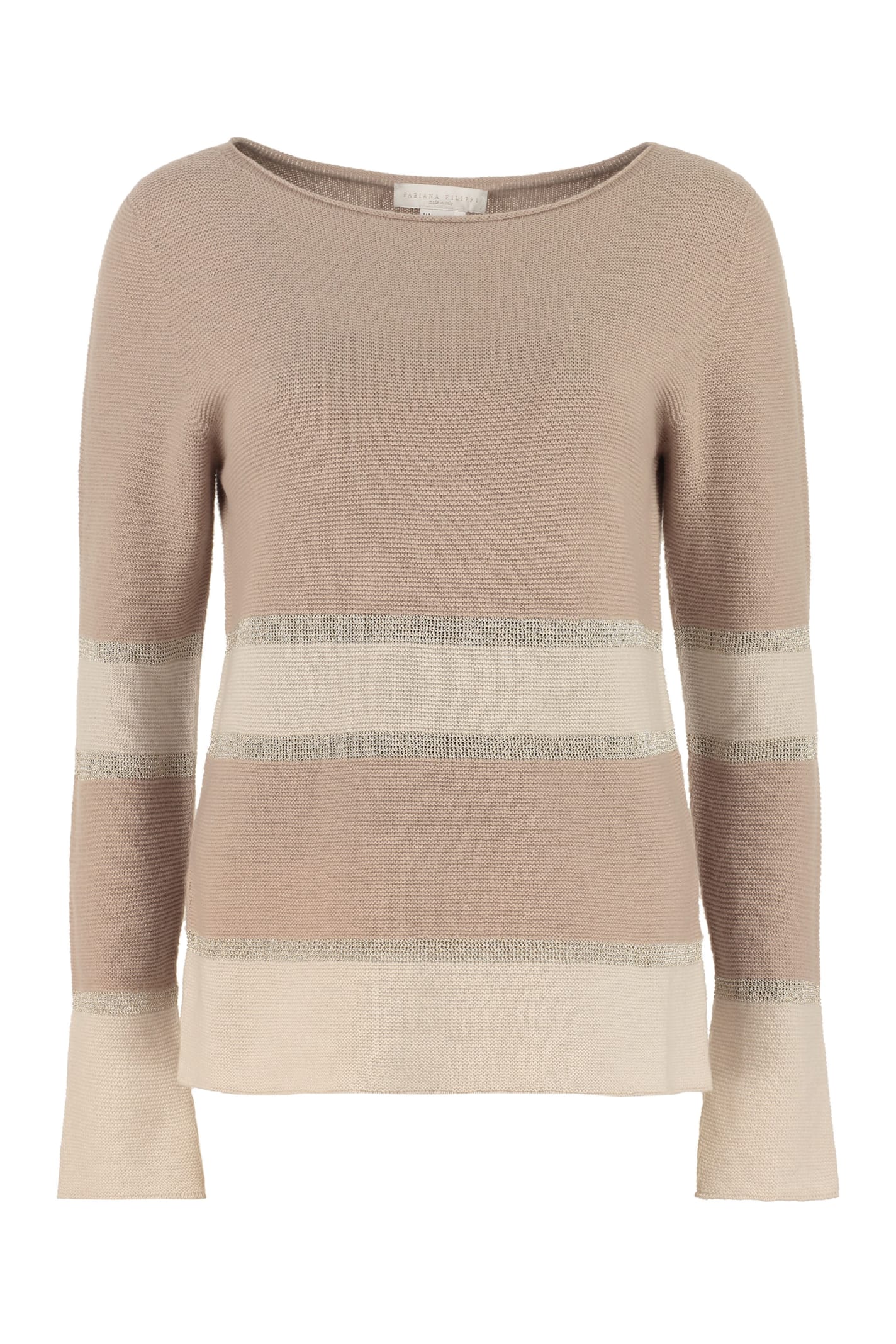 Fabiana Filippi Striped Wool-blend Sweater