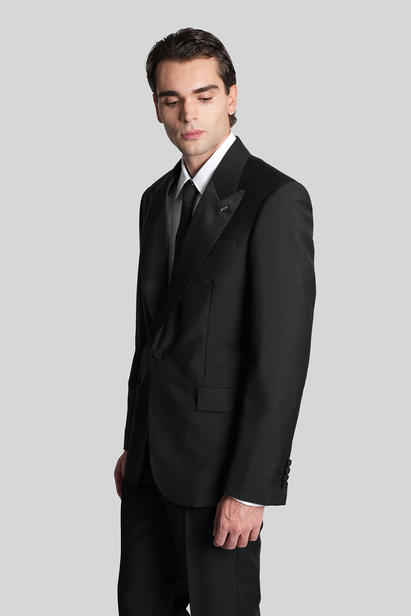 Givenchy Wool And Mohair Blazer In Black
