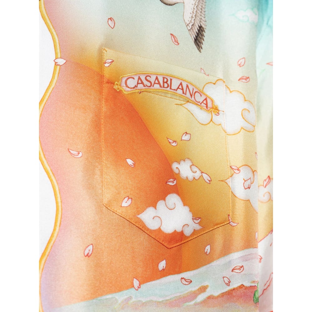 Casablanca Men's Tennis Club Shirt In Multi