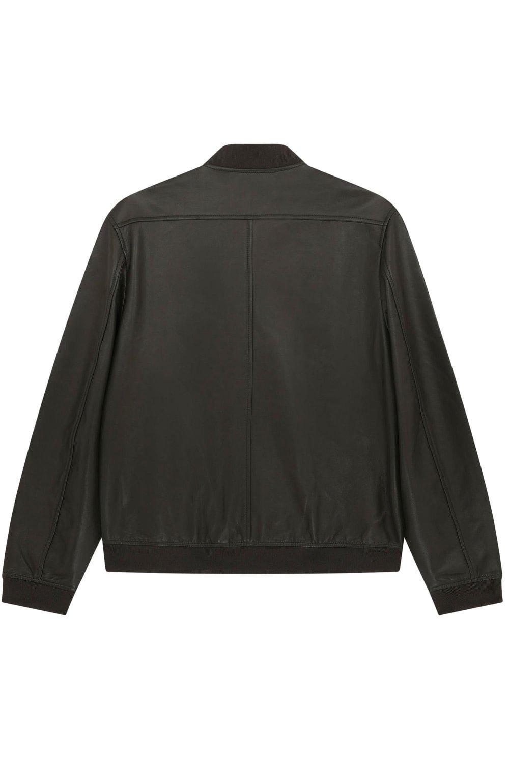 Shop Paul Smith Zipped Bomber Jacket In Very Dark Green