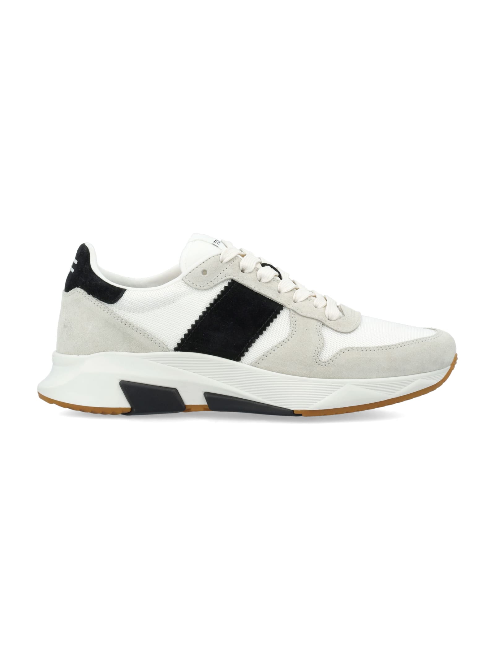 Shop Tom Ford James Sneaker In Marble/black + White