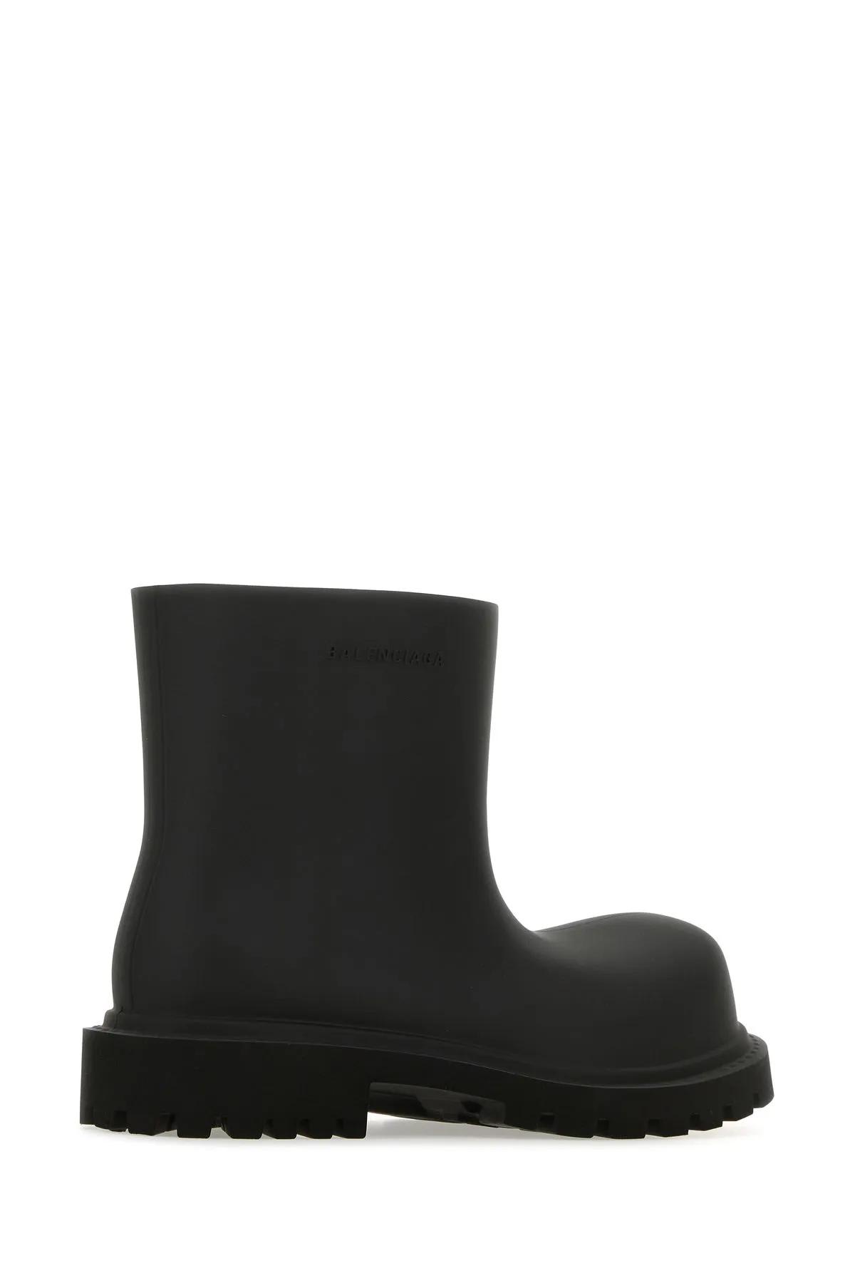 Shop Balenciaga Black Eva Steroid Ankle Boots