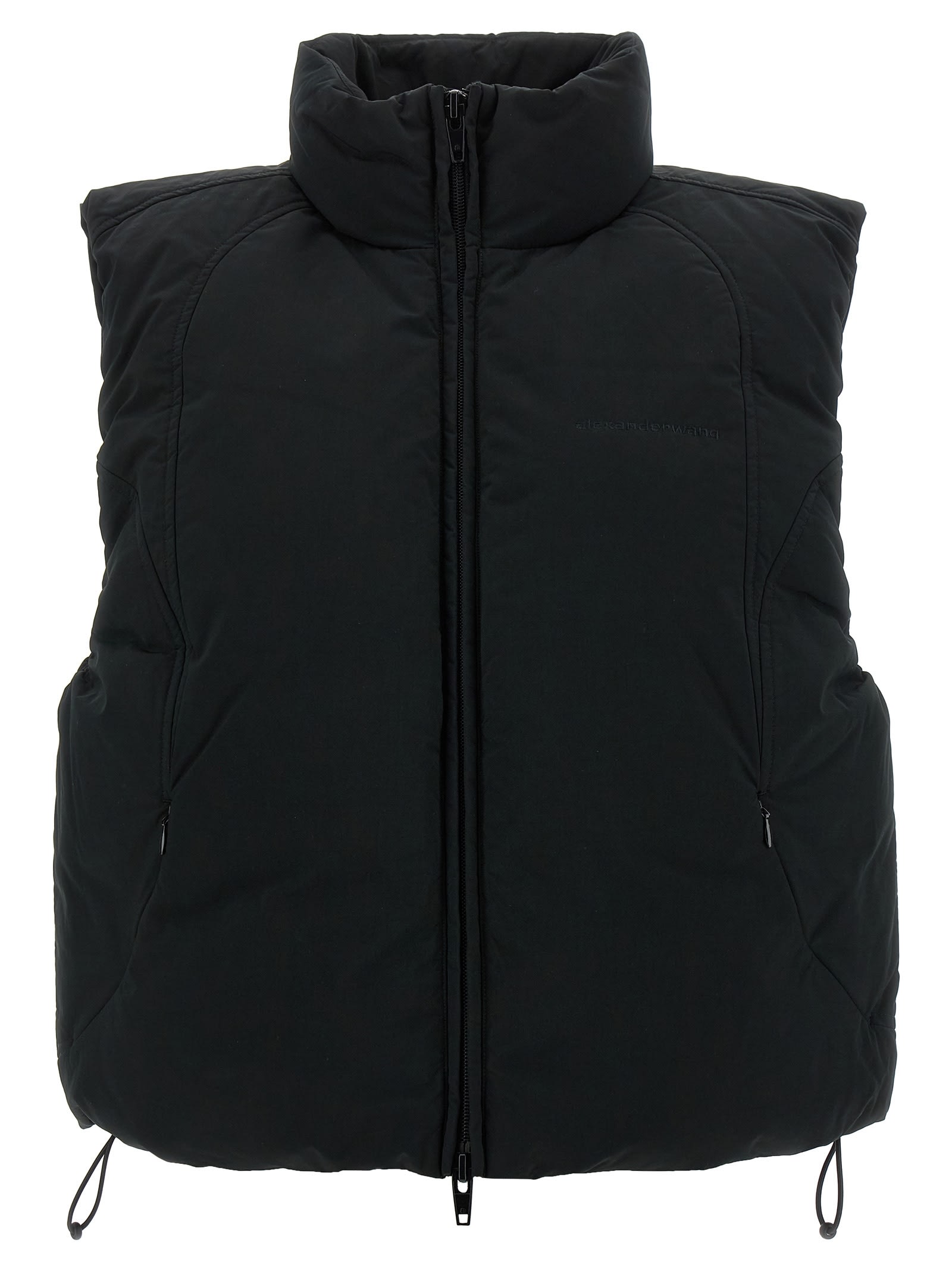 Alexander Wang Padded Gilet In Black