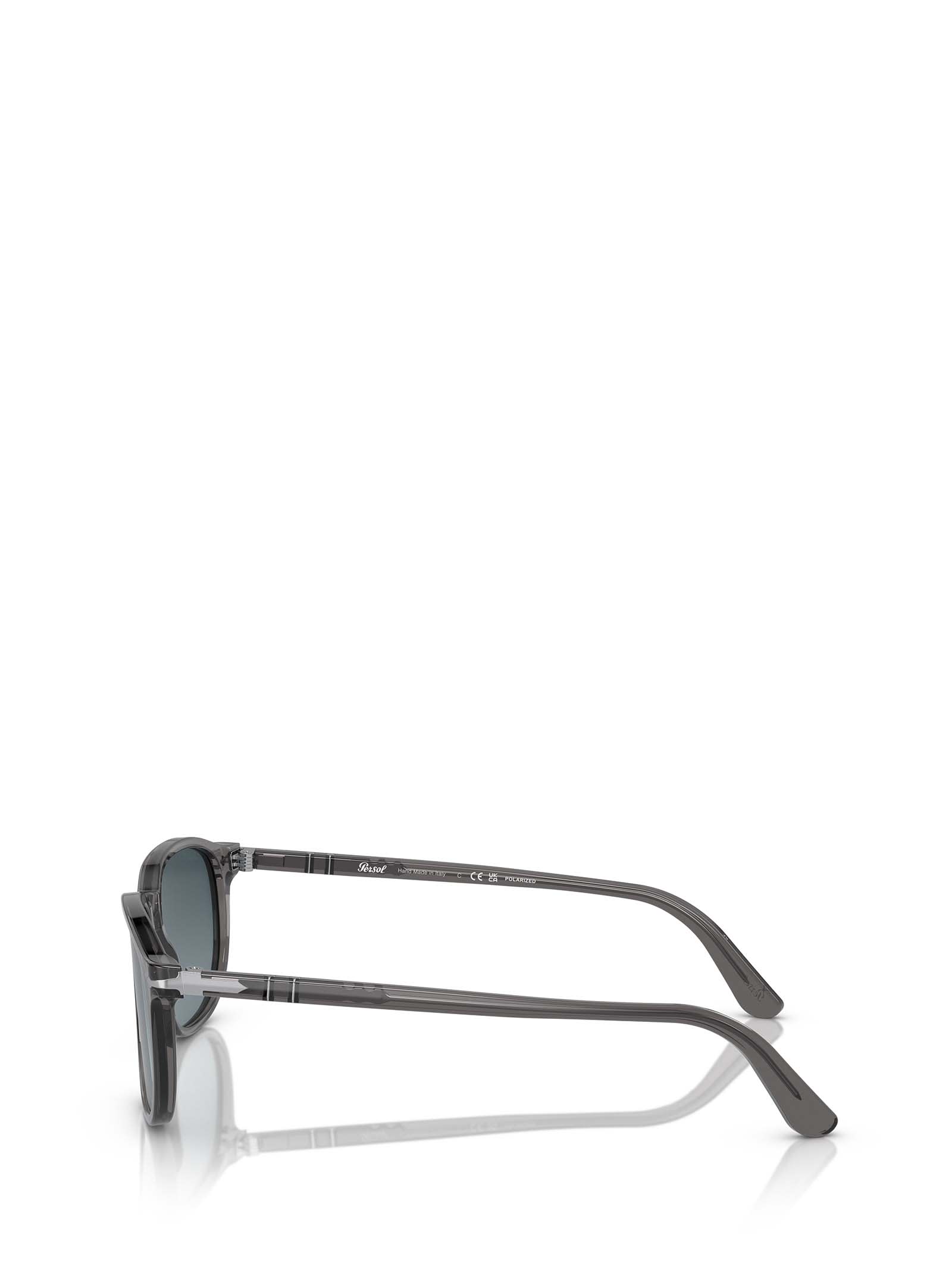 Shop Persol Po3019s Transparent Grey Sunglasses