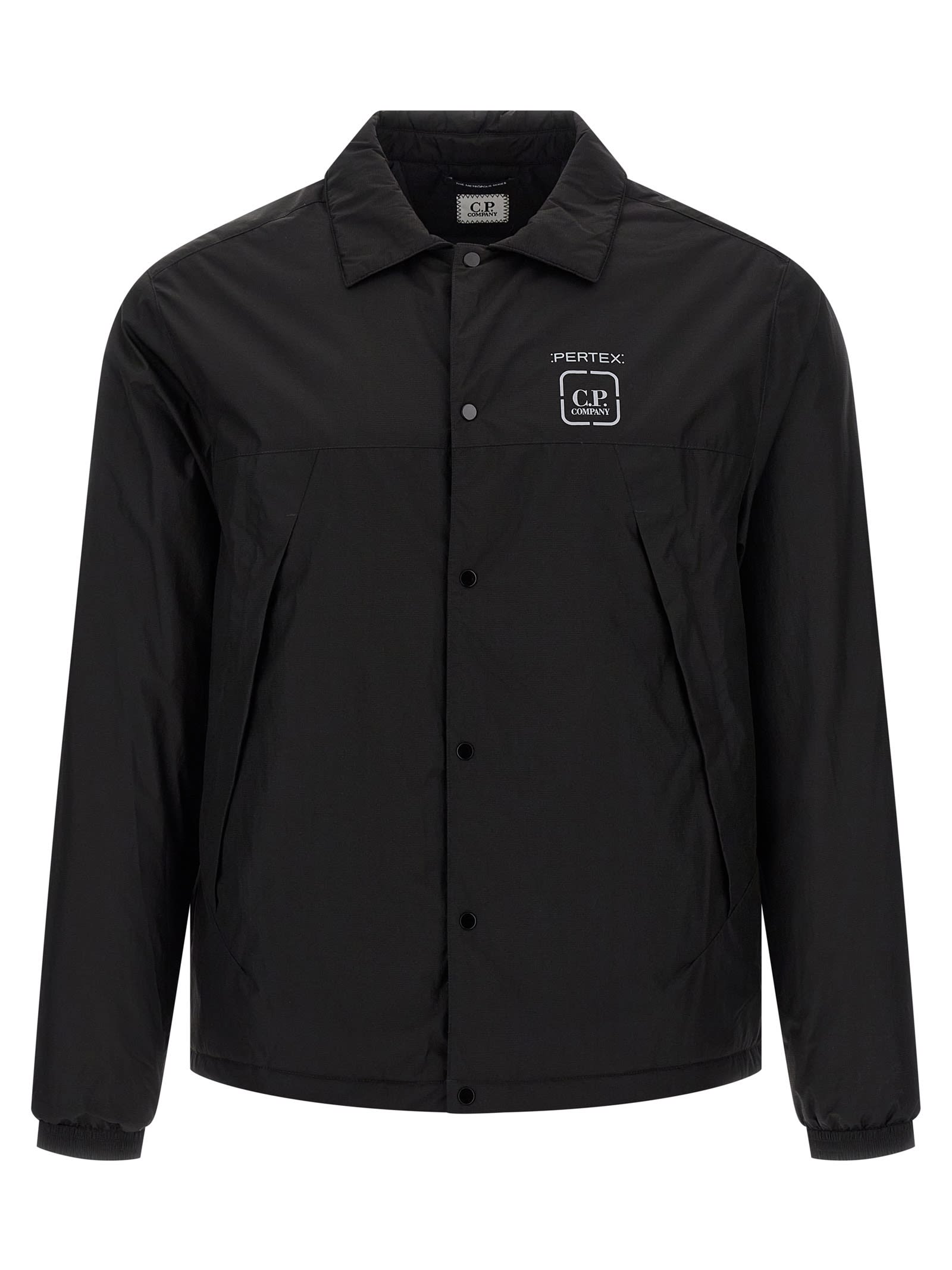 C.p. Company Metropolis Snap-button Padded Jacket In Black