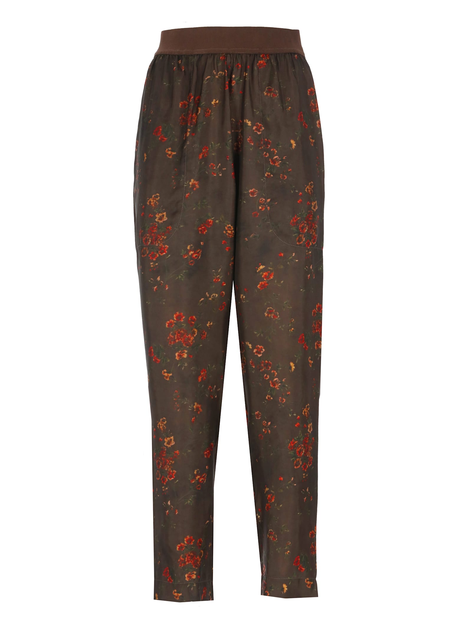 Uma Wang Palmer Baggy-fit Pants In Brown