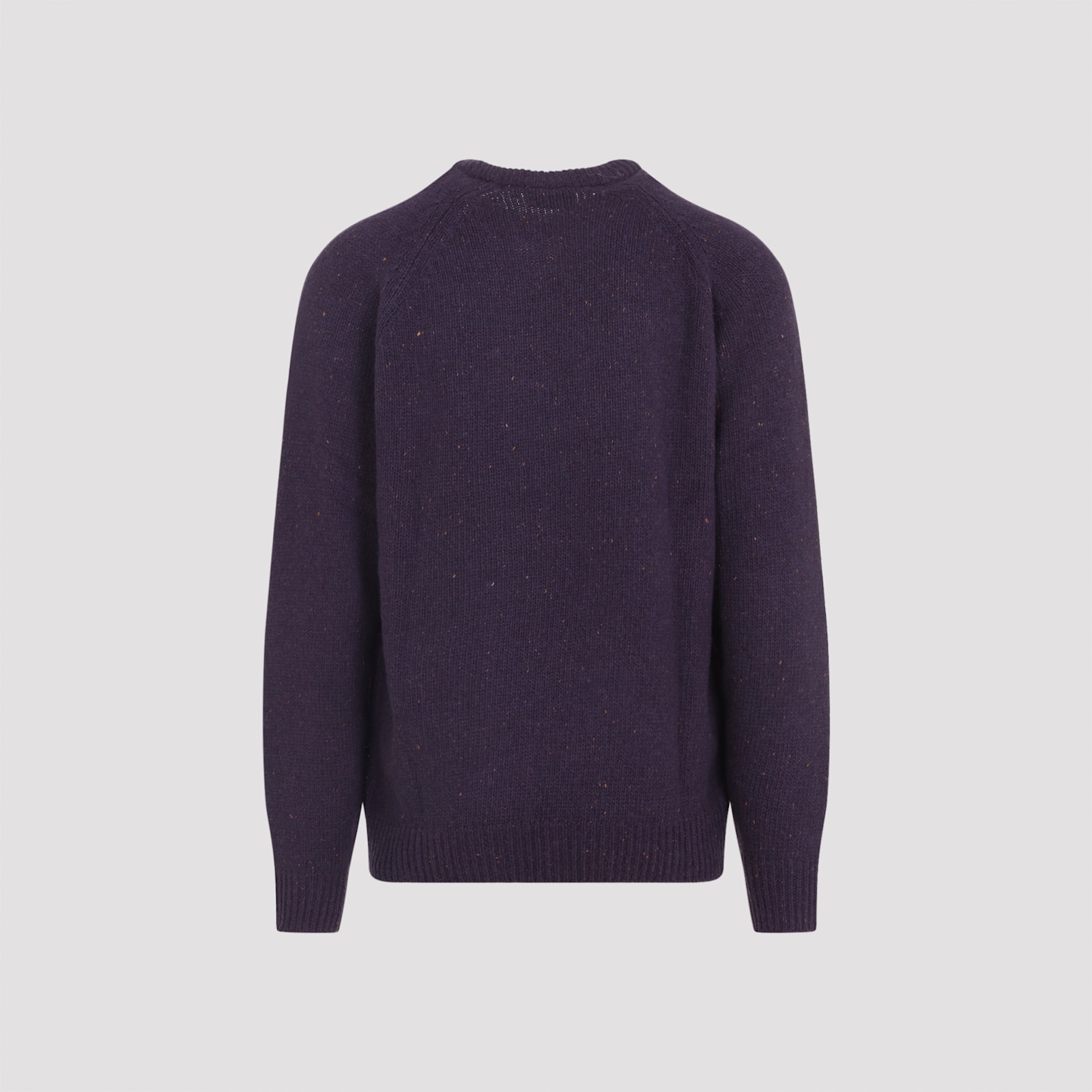 Carhartt Ribbed Cuff Knit Sweater With Hem Detail In Purple