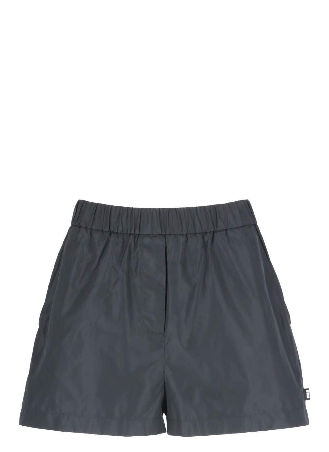 Msgm Fabric Shorts In Black