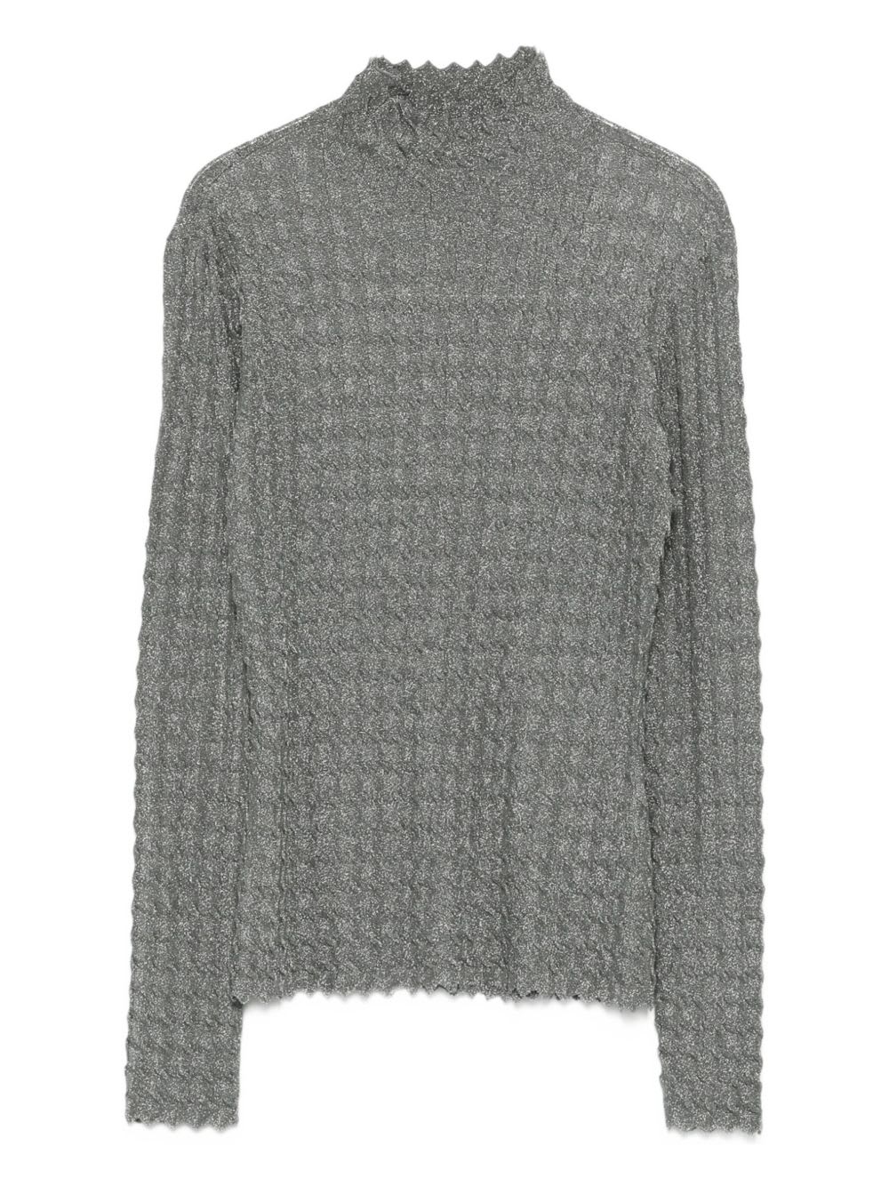 Emporio Armani Turtle-neck Sweater In Gray