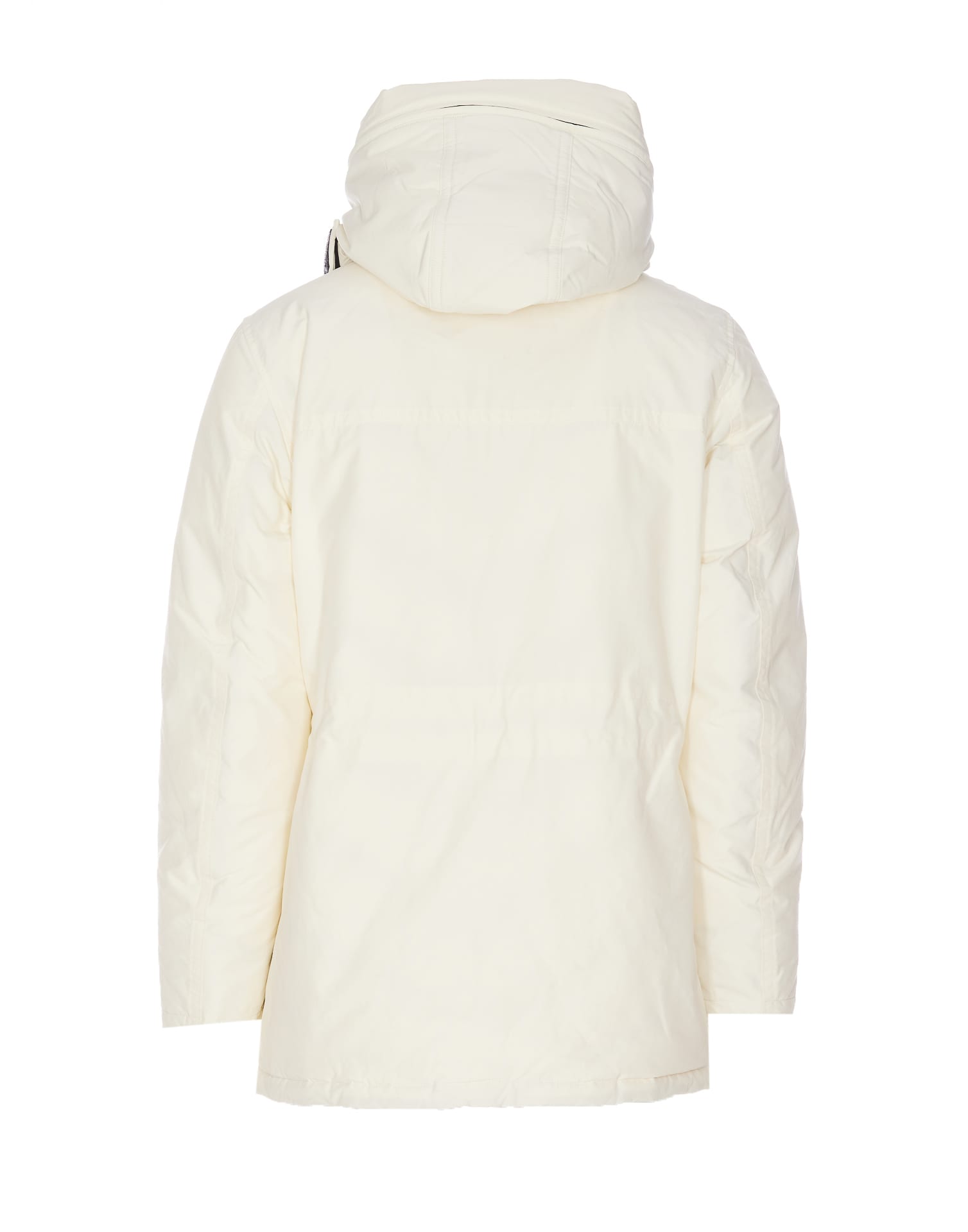 Shop Woolrich Ramar Arctic Parka In Yellow Cream