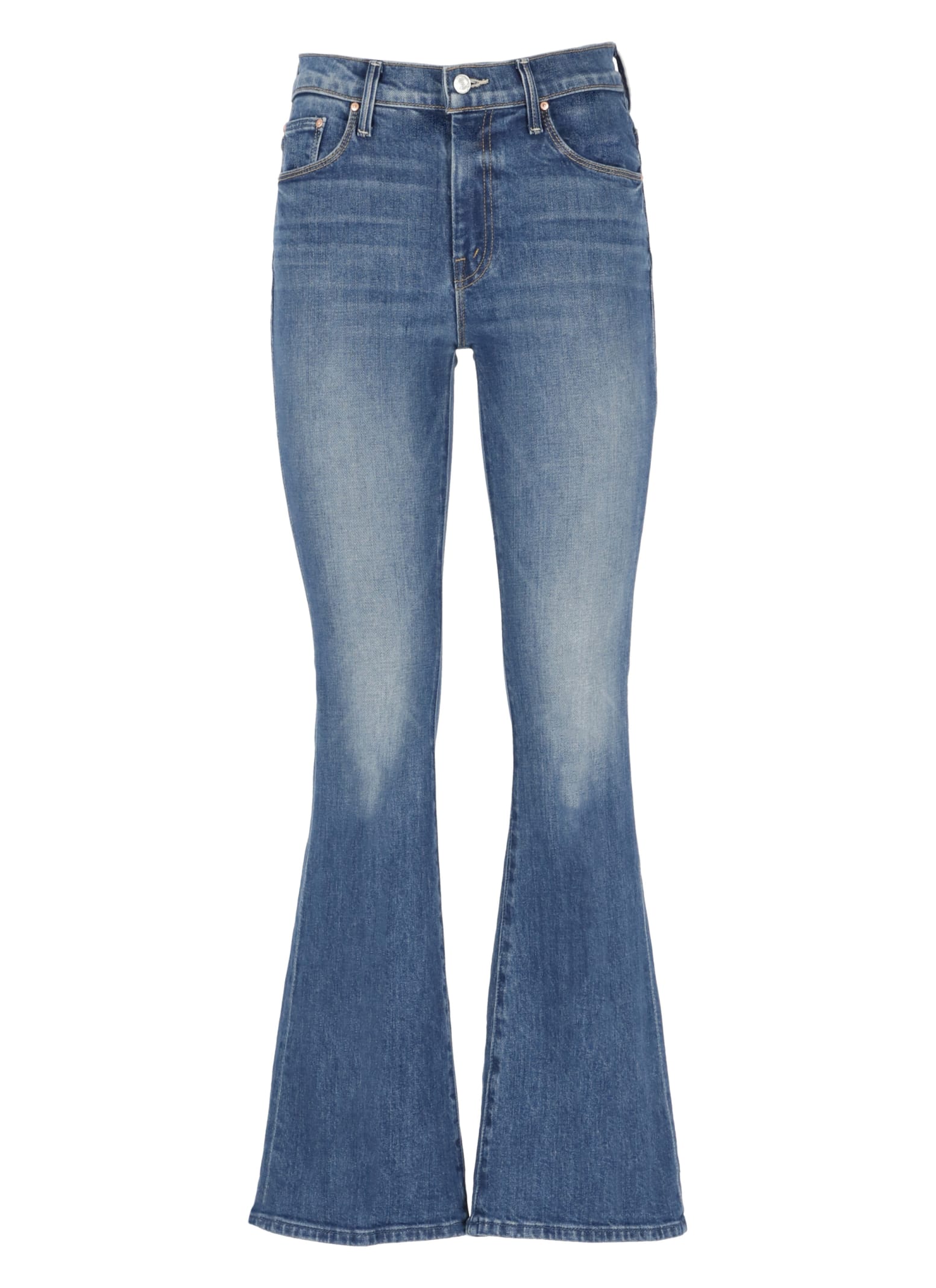 Shop Mother The Weekender Jeans In Blue
