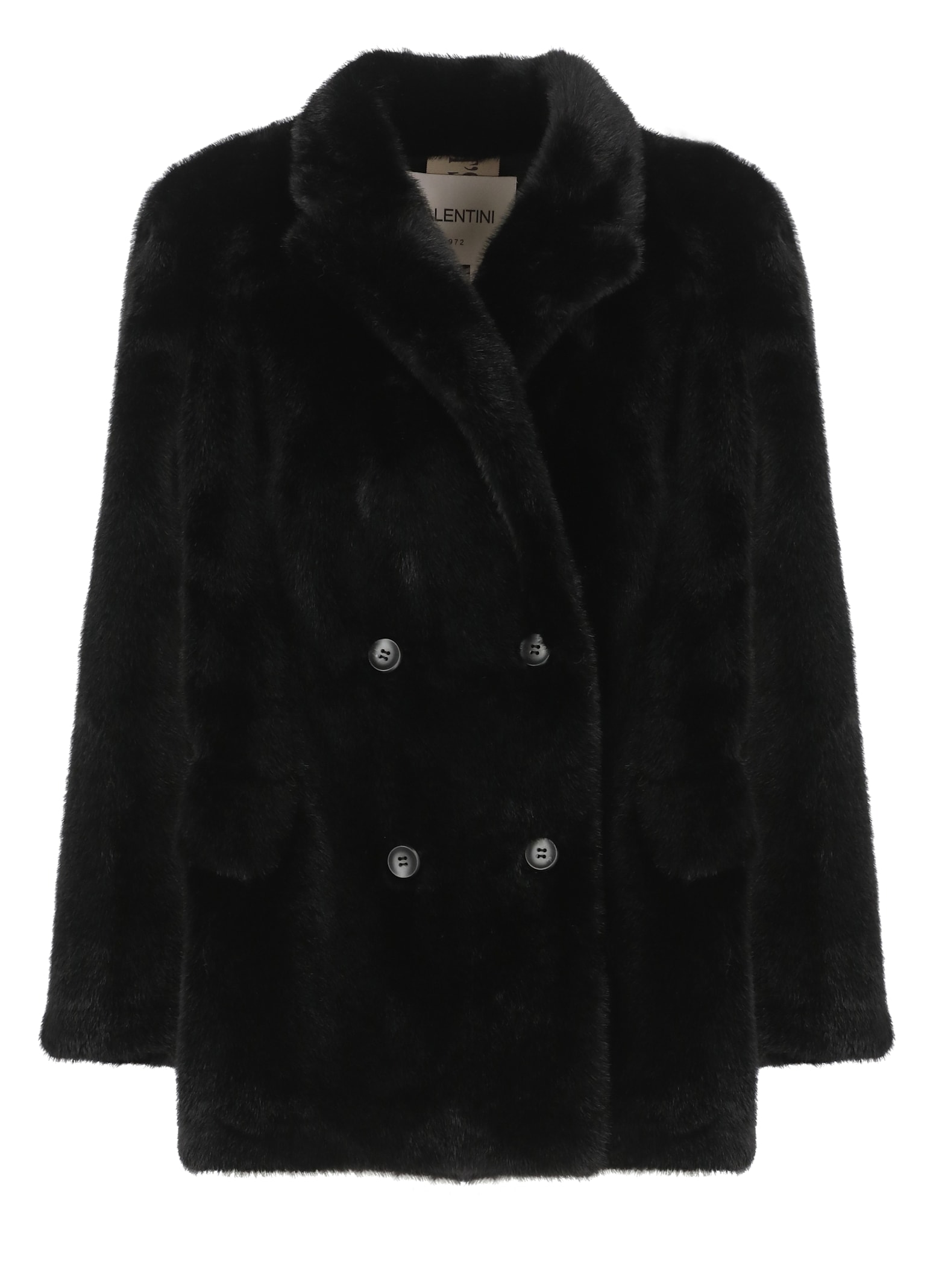 Valentini 1972 Synth Fur In Black