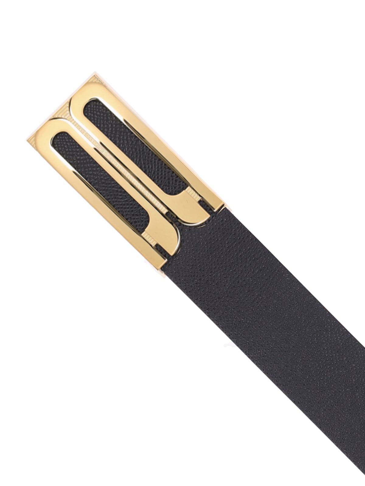 Shop Victoria Beckham Jumbo Frame Belt In Black