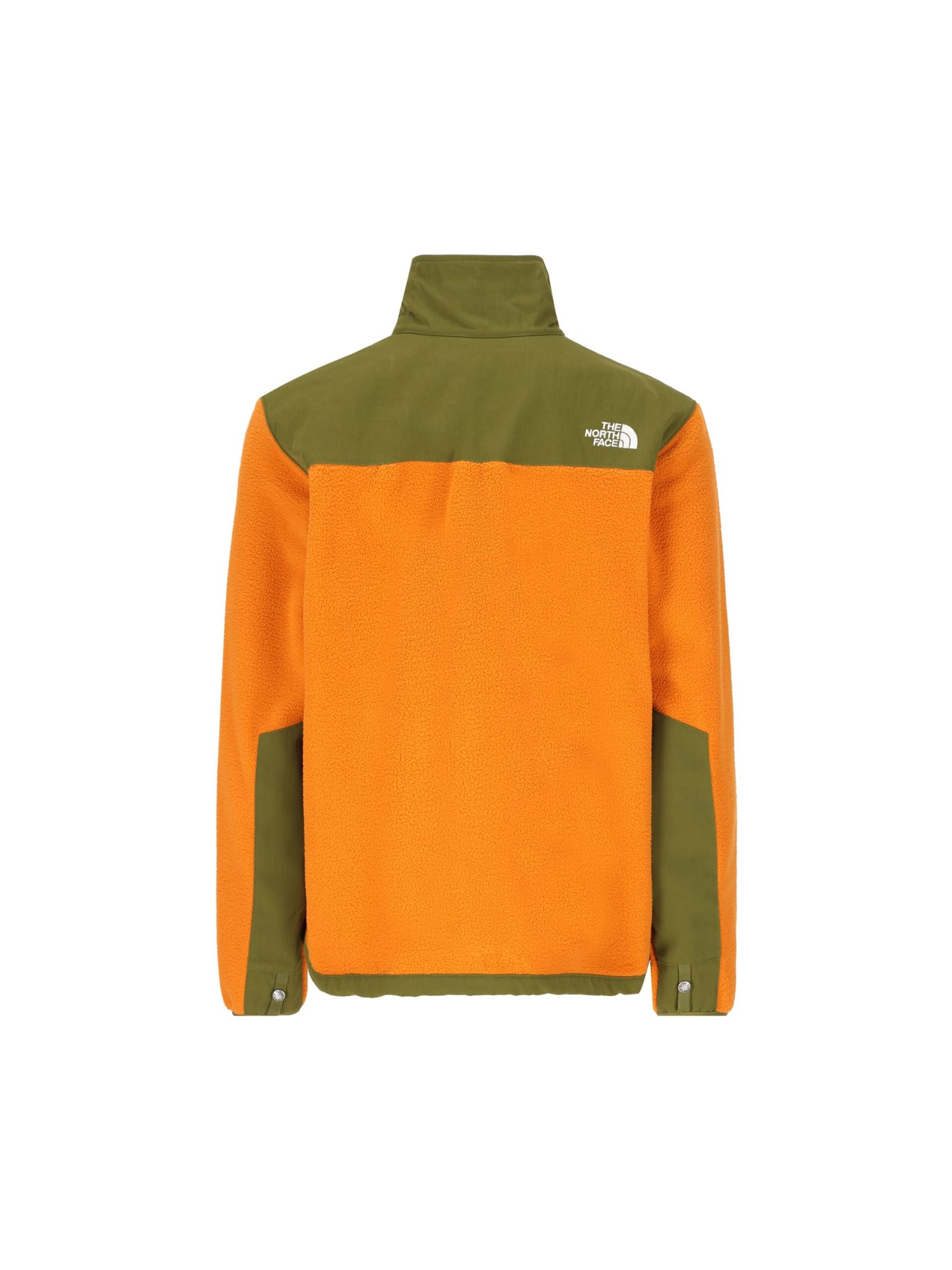 Shop The North Face M Ripstop Denali Jacket In Orange/green