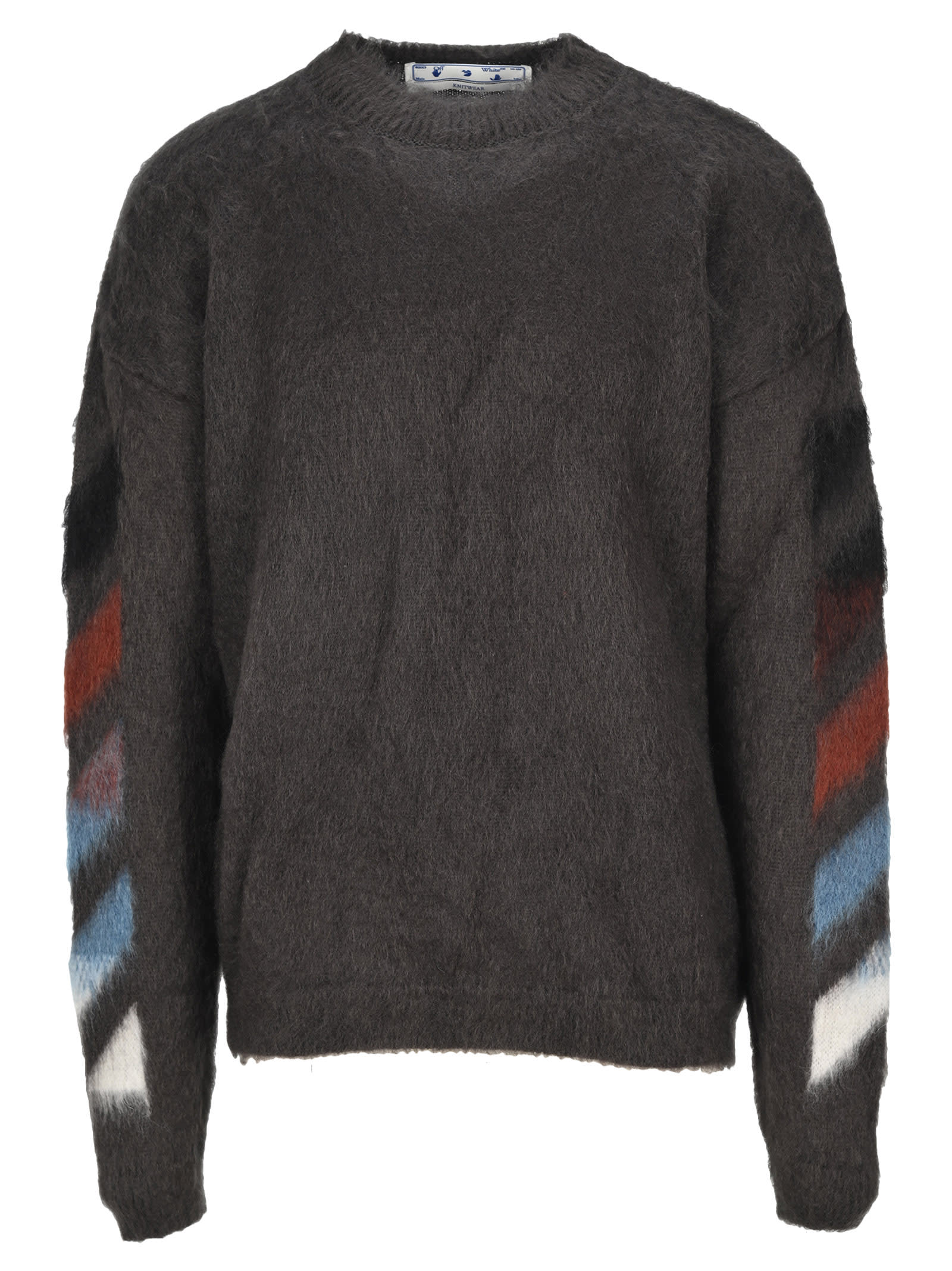 OFF-WHITE OFF WHITE ARROW KNITTED JUMPER,11456096