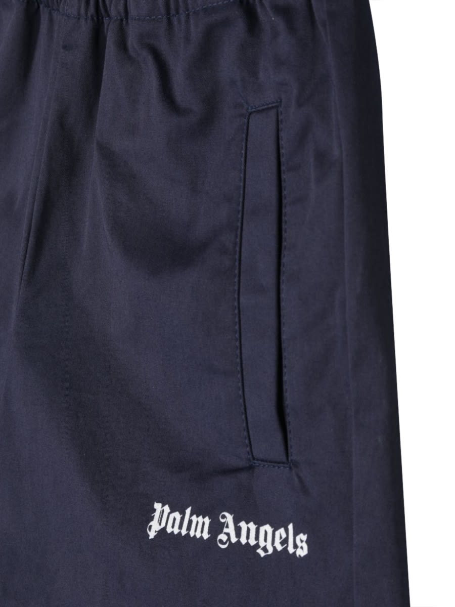 PALM ANGELS LOGO SHORTS