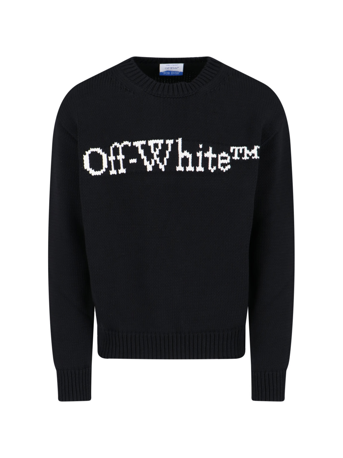 Shop Off-white Logo Sweater In Black