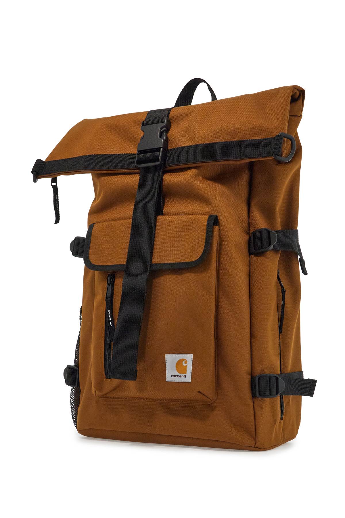 Shop Carhartt Phillis Recycled Technical Canvas Backpack In Hamilton Brown (brown)