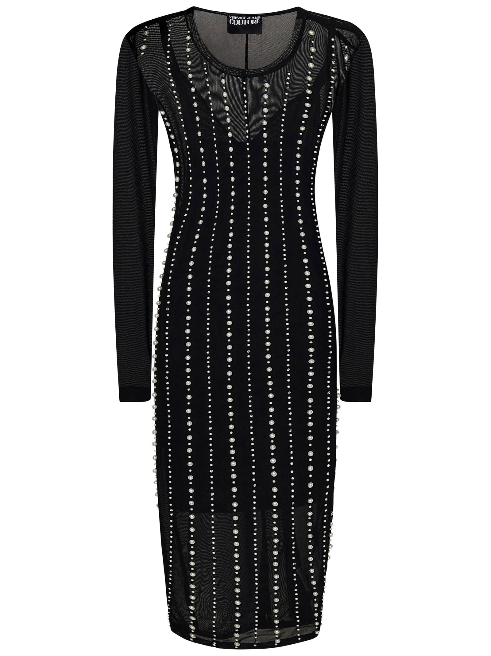 Shop Versace Jeans Couture Dress In Black