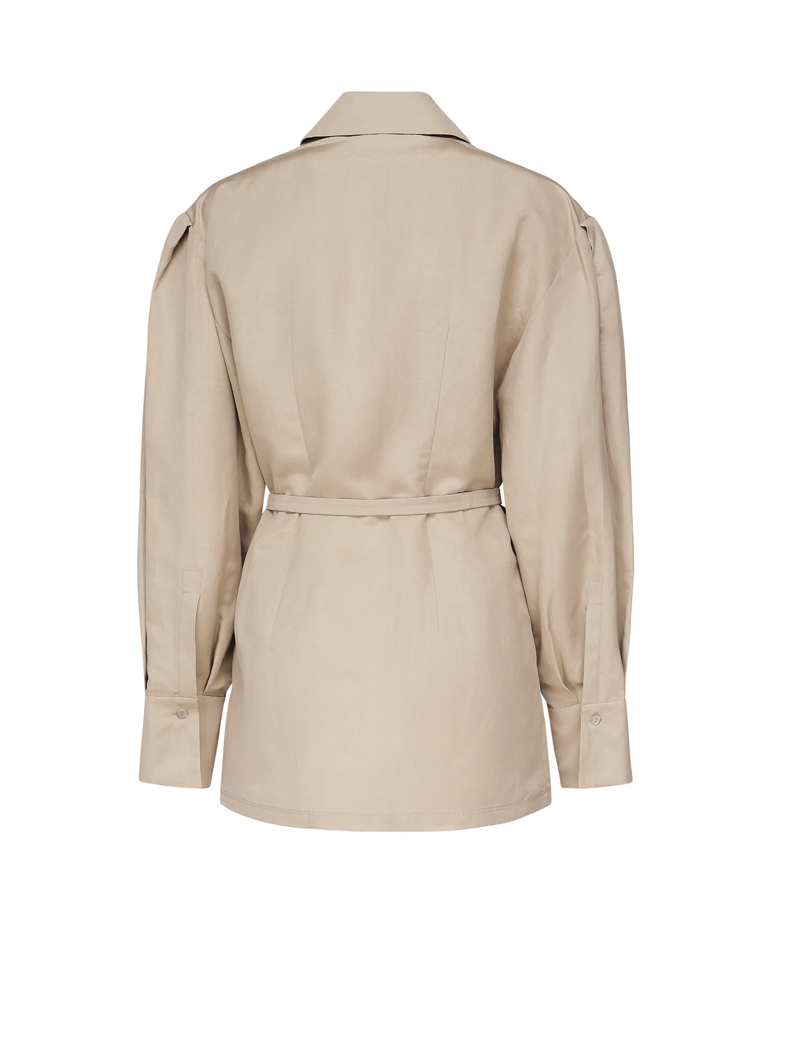 Max Mara Lapel Long Sleeve Shirt
